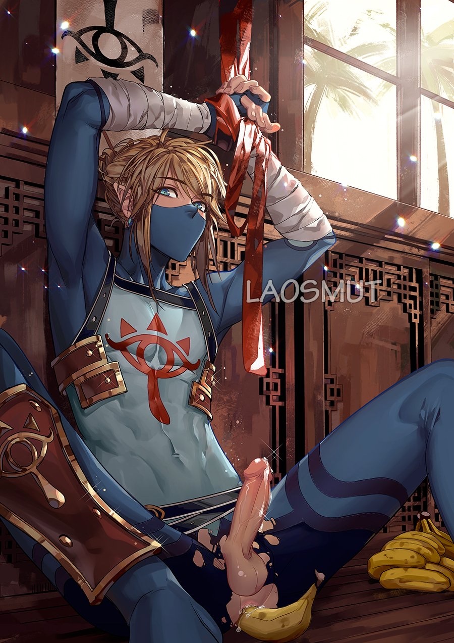 Link by Laovaan(Laosmut) - NSFW, Яой, Аниме, Бисенен, Anime Art, Link, The Legend of Zelda, Арт, Эротика, Рисованная эротика, Laovaan, Длиннопост