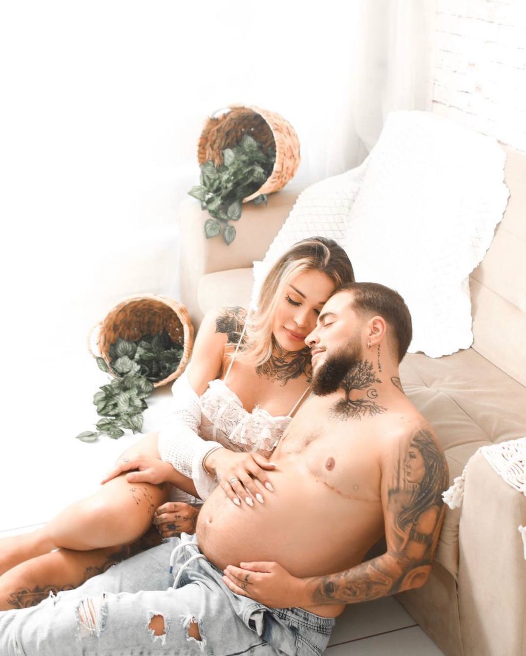 Calvin Klein's underwear ad featuring a pregnant man for Mother's Day -  
