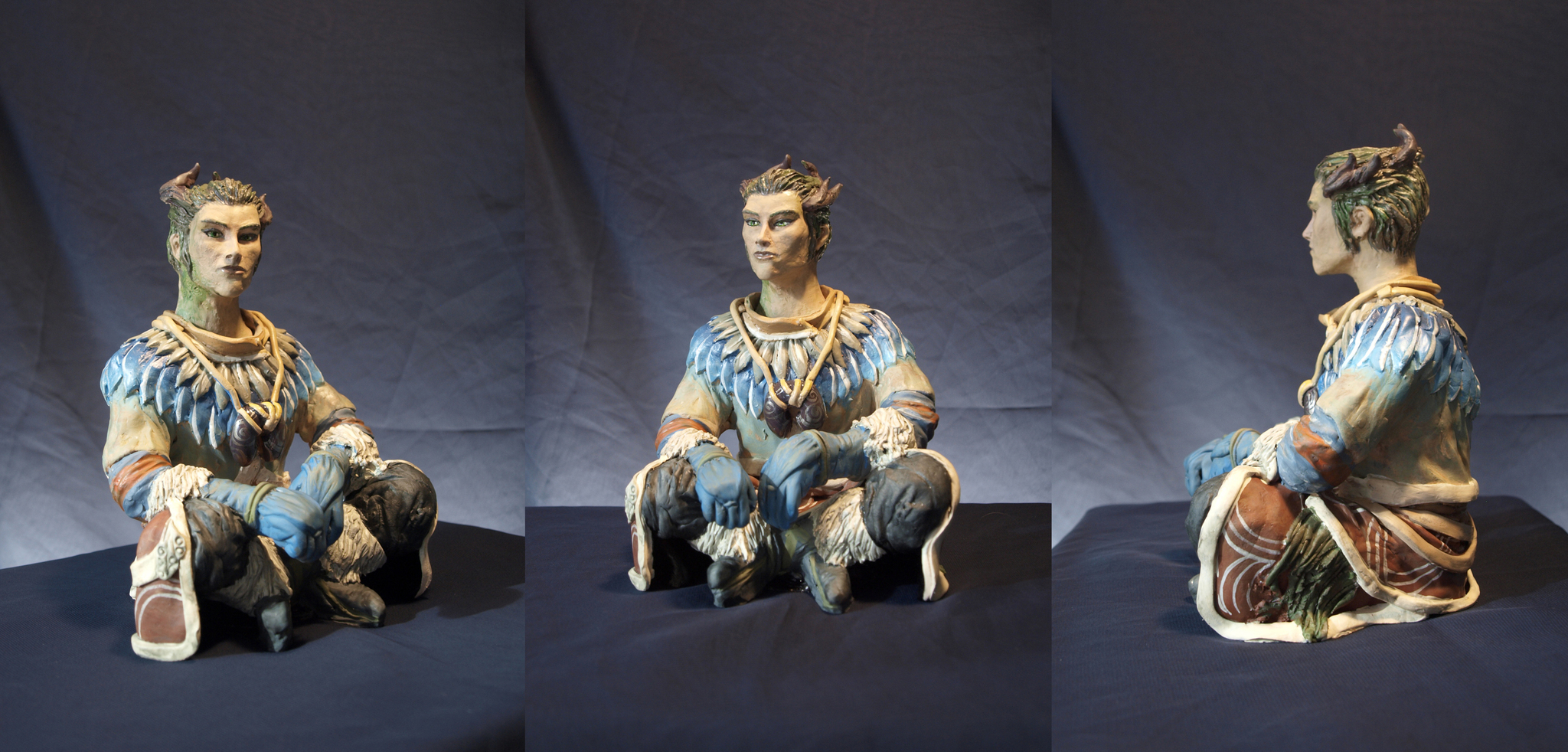 Figures based on the game Greedfall. Siora - My, Kai Yara, Sculpture, Needlework without process, Figurines, Greedfall, Video, Youtube, Longpost