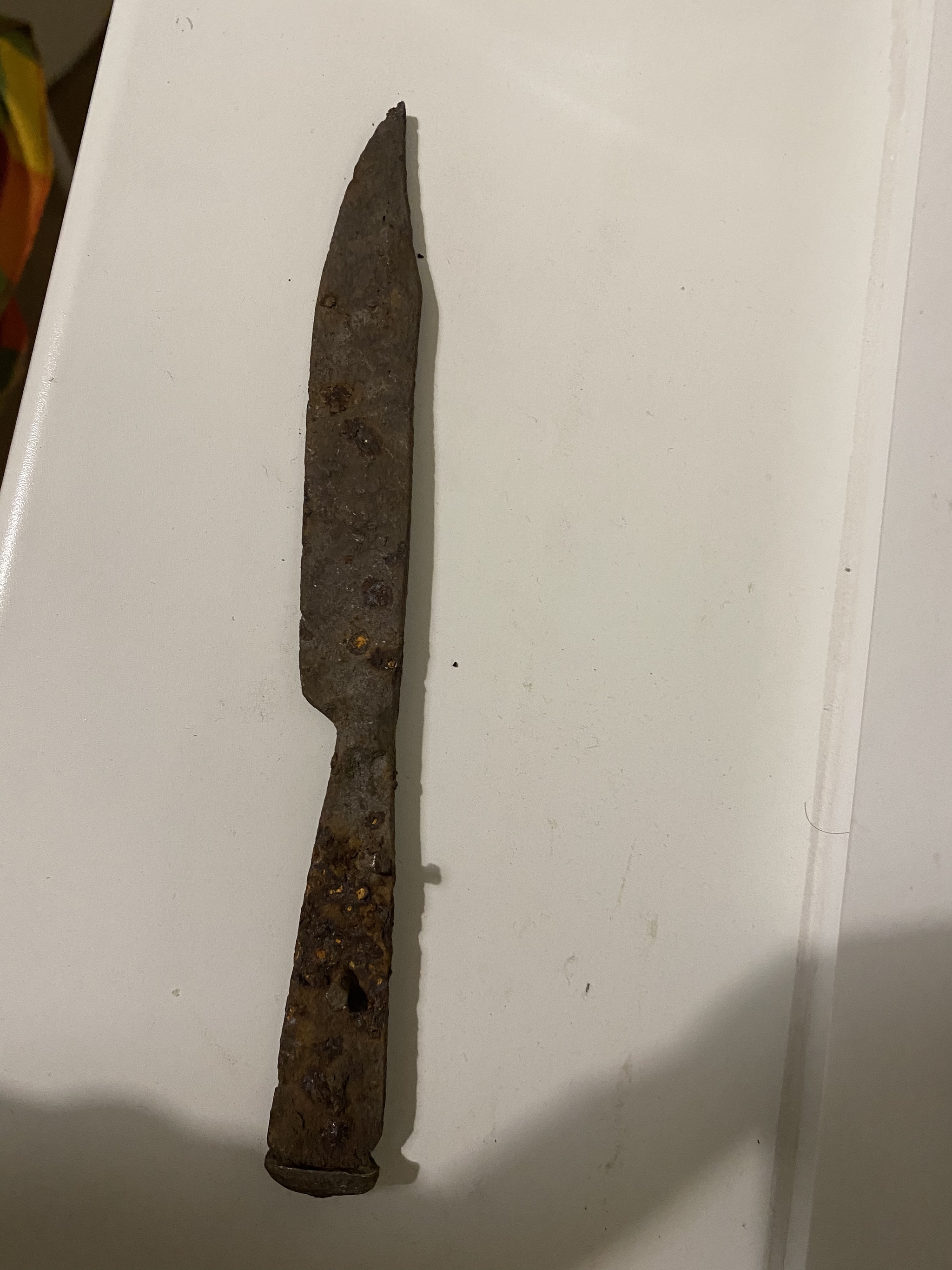 Restoration of an unknown old knife - My, Restoration, Knife, Blade, Longpost, Needlework with process