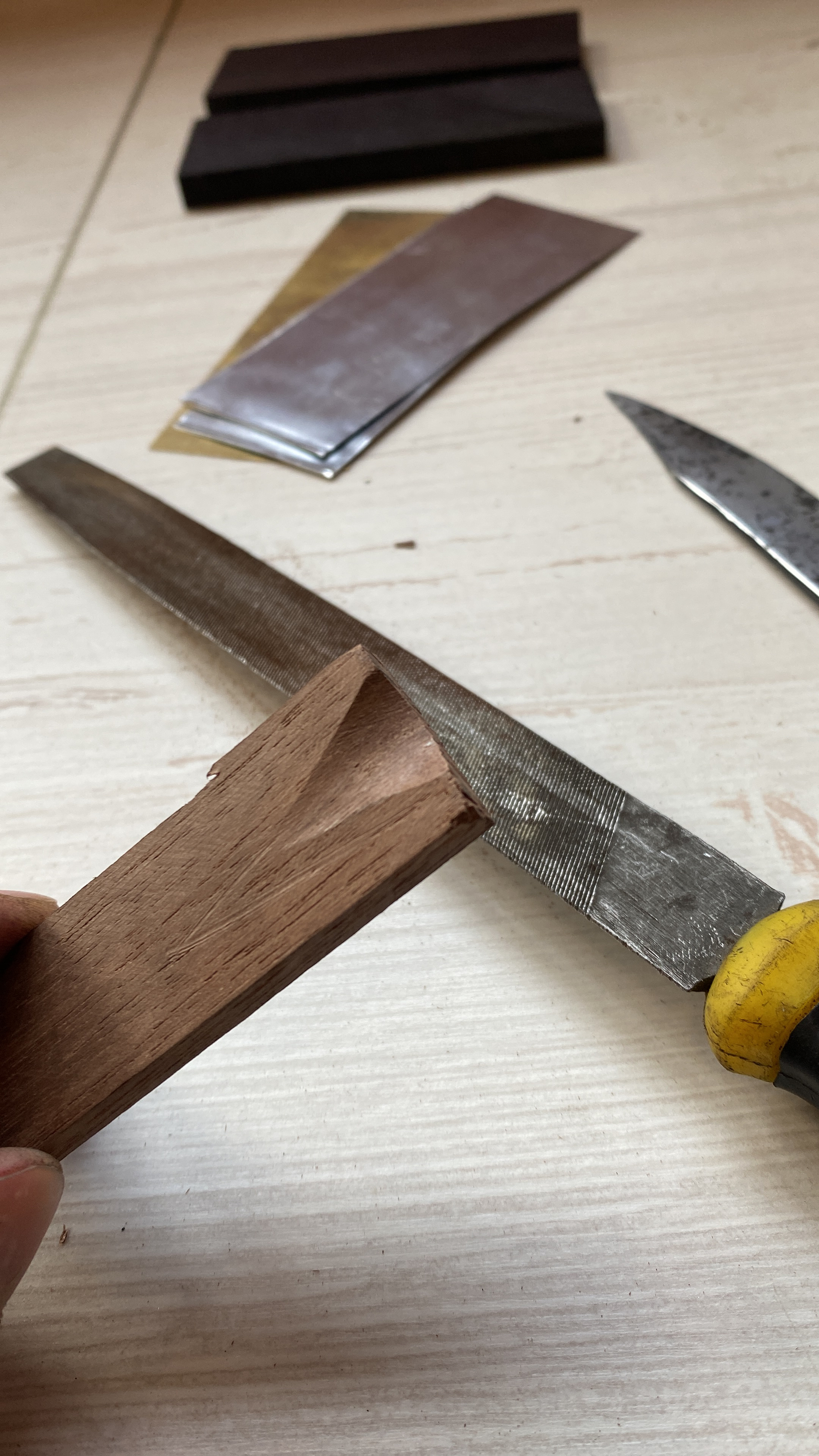 Restoration of an unknown old knife - My, Restoration, Knife, Blade, Longpost, Needlework with process