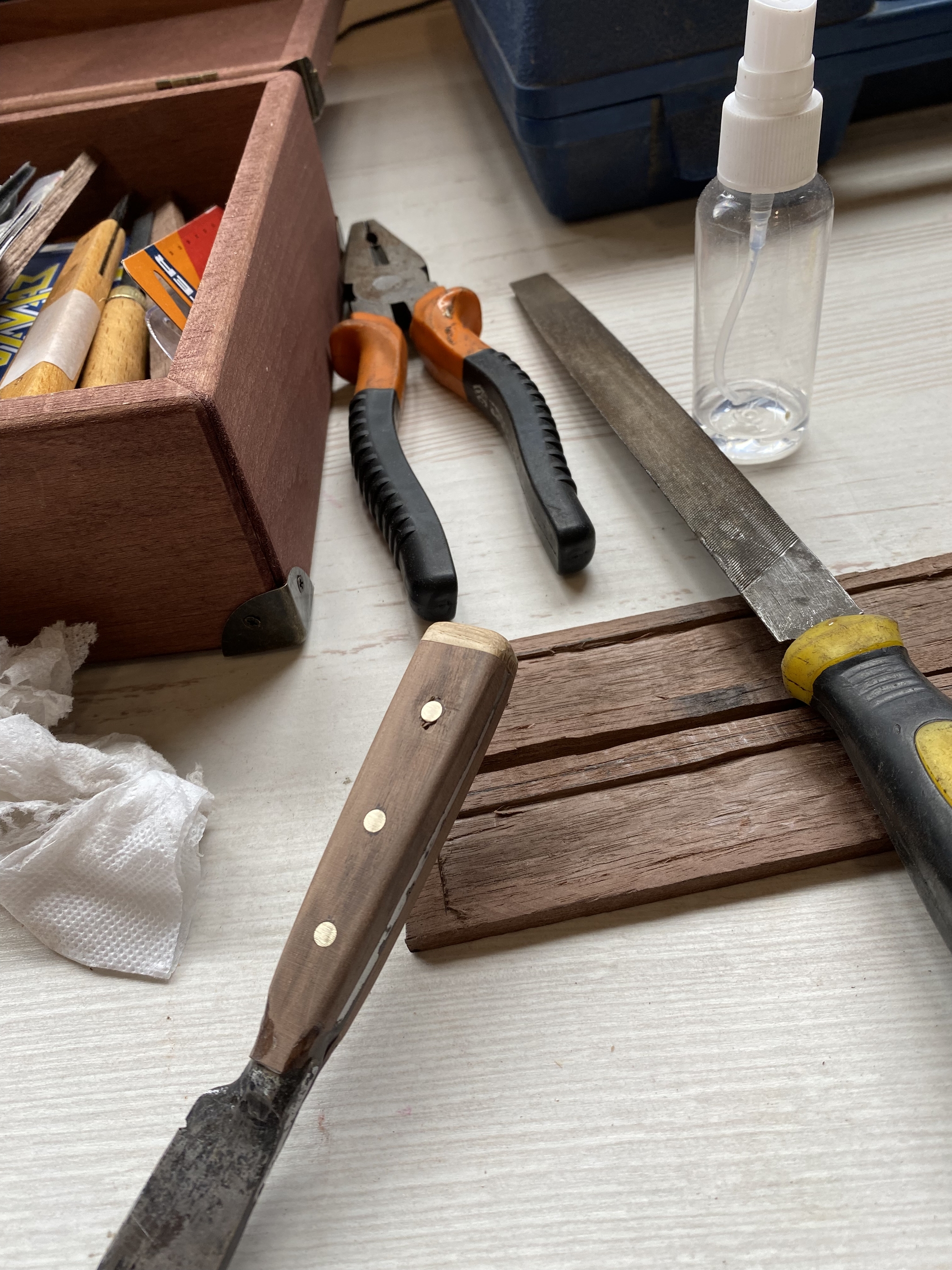 Restoration of an unknown old knife - My, Restoration, Knife, Blade, Longpost, Needlework with process