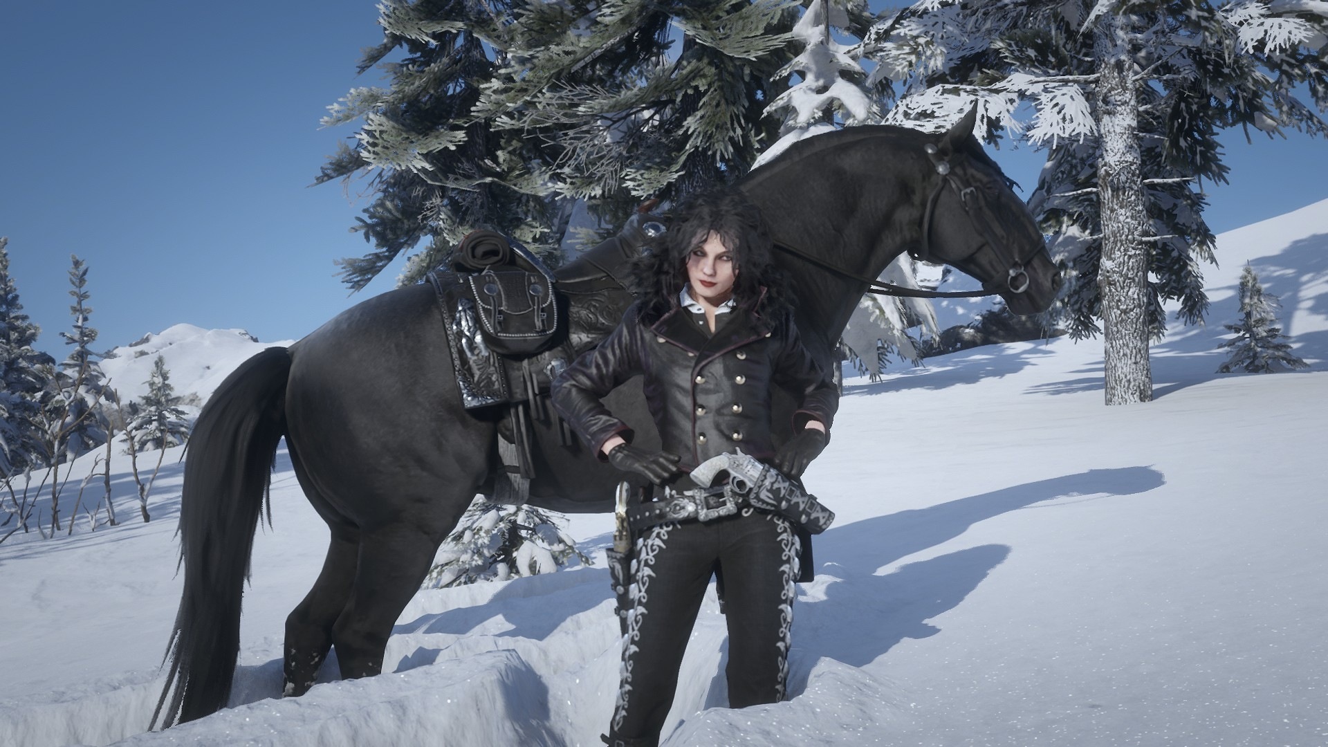 Yennefer in RDO 2 - My, Red dead redemption, Yennefer, Longpost