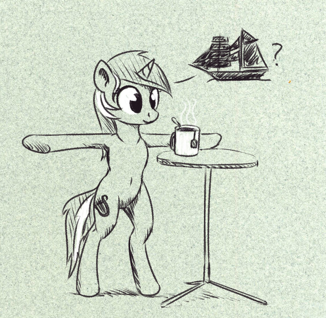 Tea Pose - My Little Pony, Lyra Heartstrings, El-Yeguero