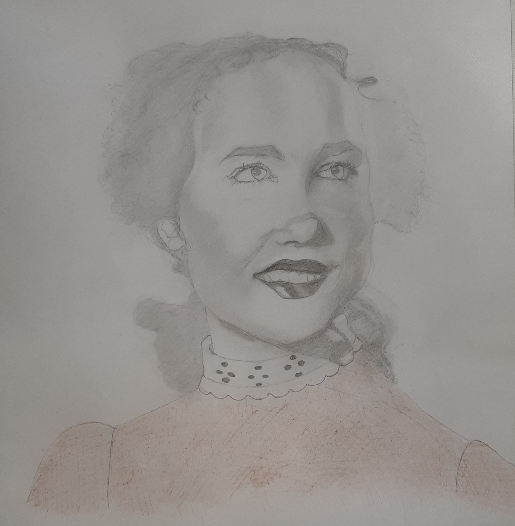 Drawing from photo - Longpost, I can't draw, Nadezhda Rumyantseva, Drawing, Pencil drawing, Portrait by photo