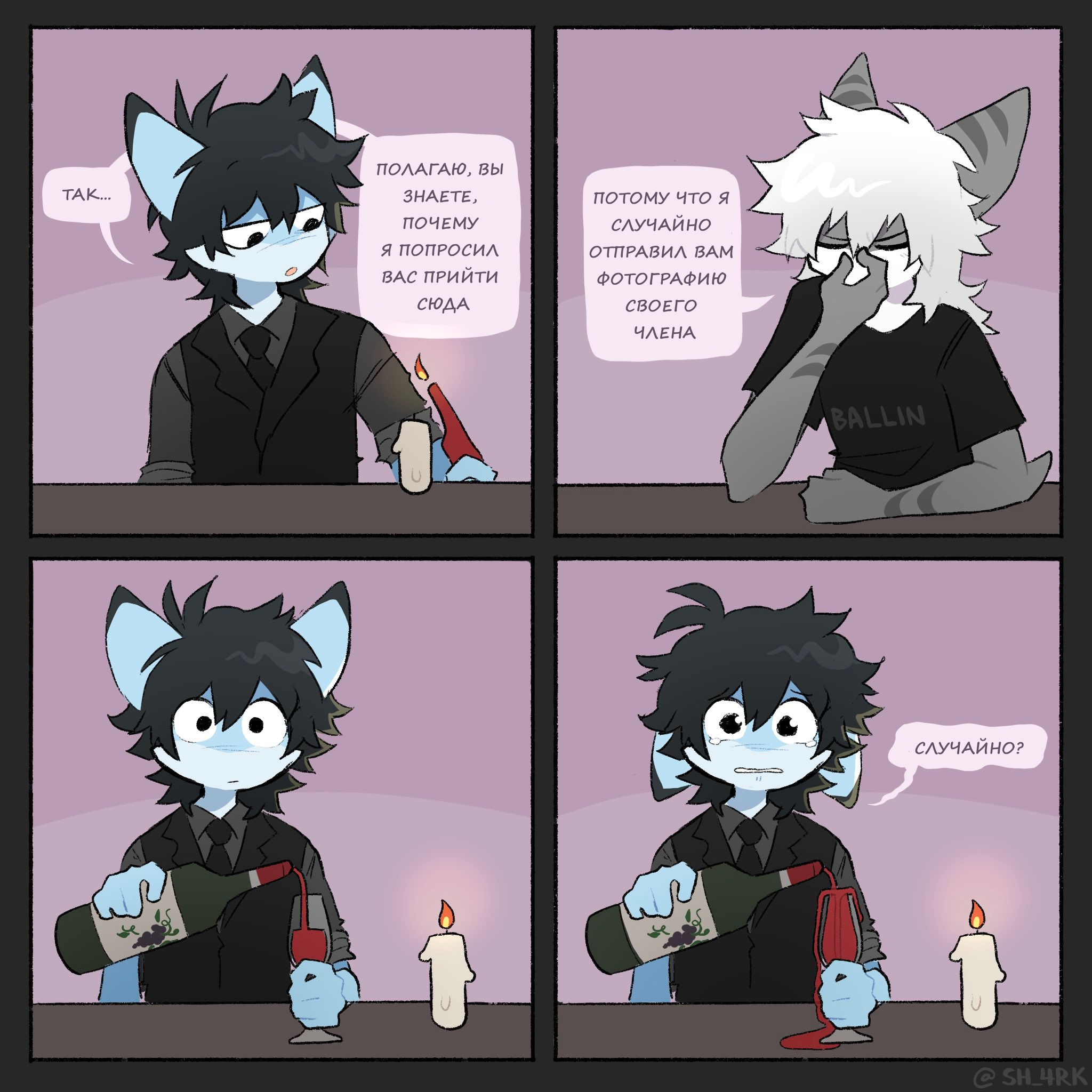 By chance - Furry, Furry comics, Joke, Comics