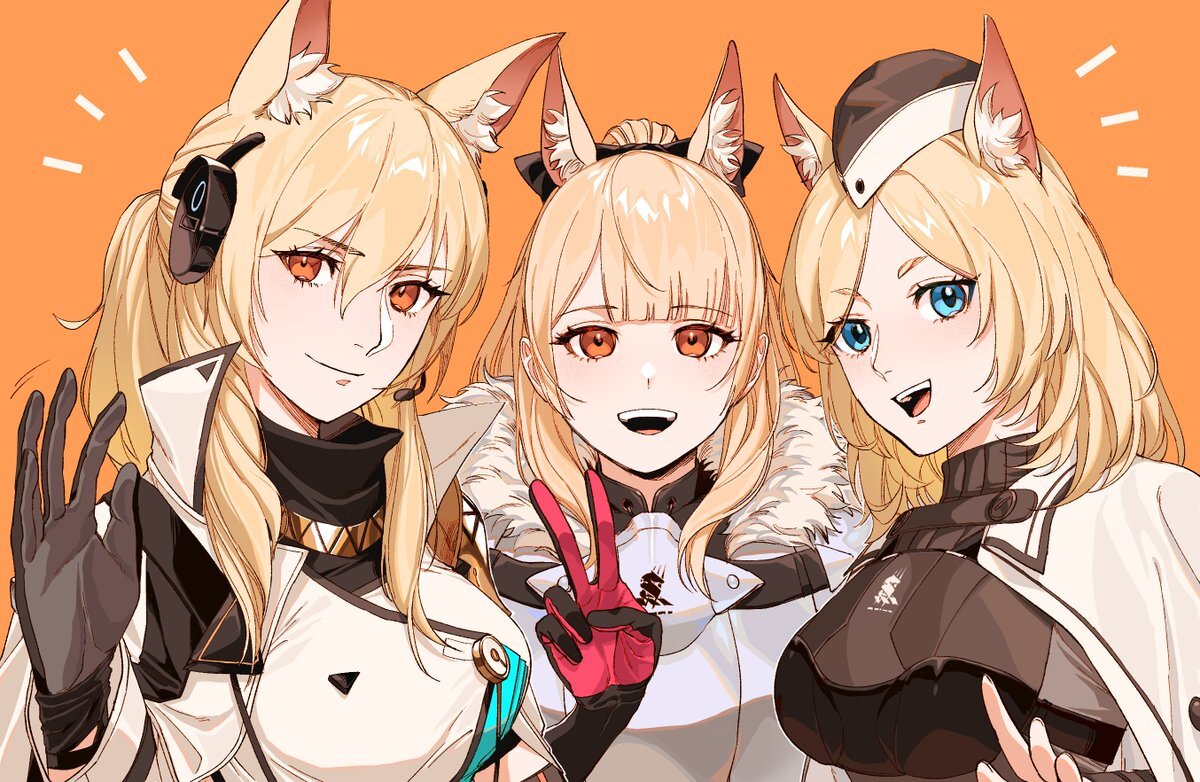 Arknights operators - Anime, Anime art, Arknights, Texas (Arknights), W (Arknights), Theresa (Arknights), Vigna (Arknights), Silence (Arknights), Ifrit (Arknights), Absinthe (Arknights), Saga (Arknights), Nearl, Whislash, Blemishine, , Longpost