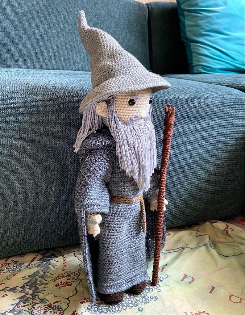 Crochet Tolkien characters - Knitted toys, Lord of the Rings, The hobbit, Longpost, Needlework without process