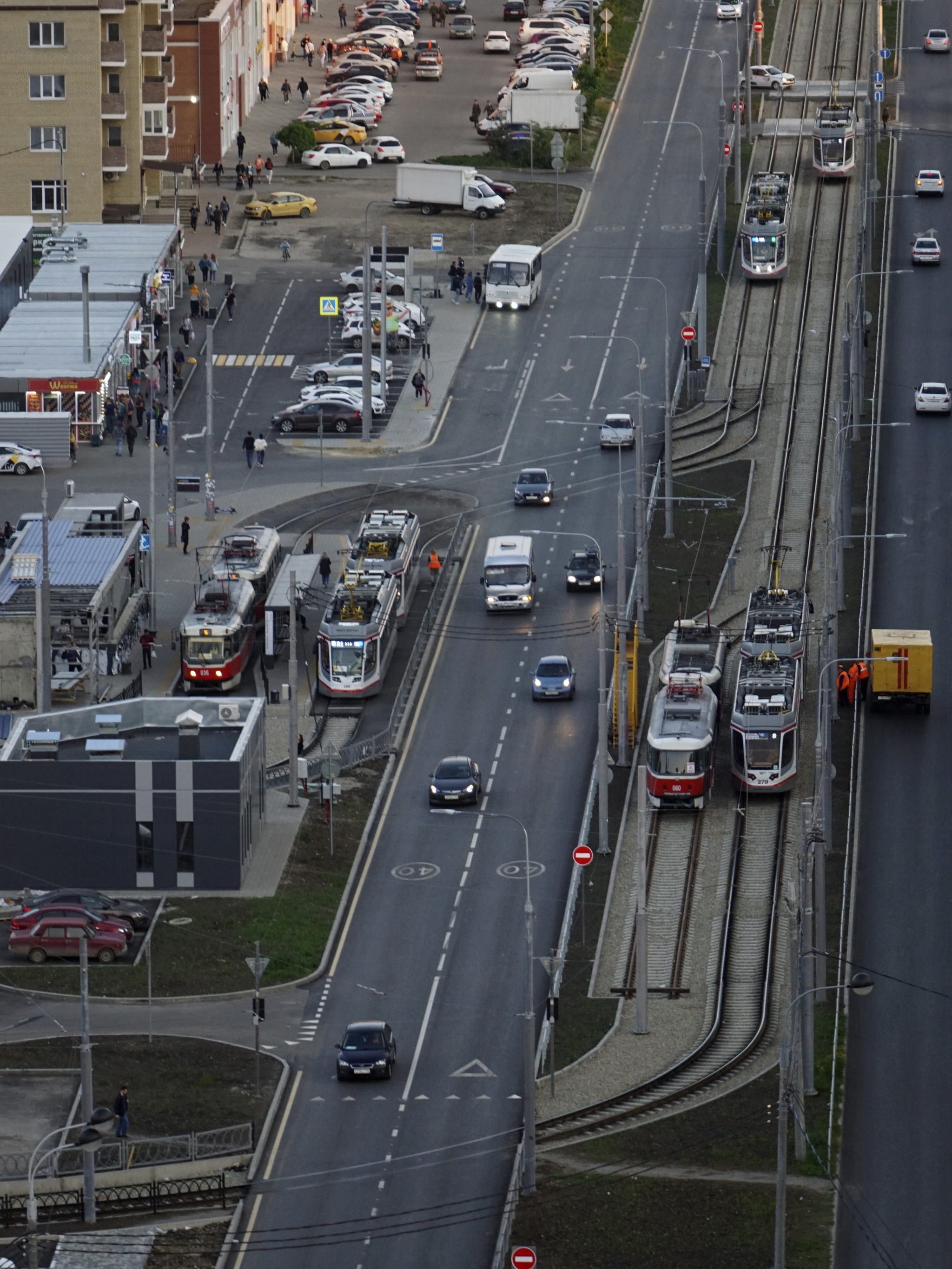 Tram run - My, Krasnodar, Краснодарский Край, The photo, Tram, Tram rails, Longpost