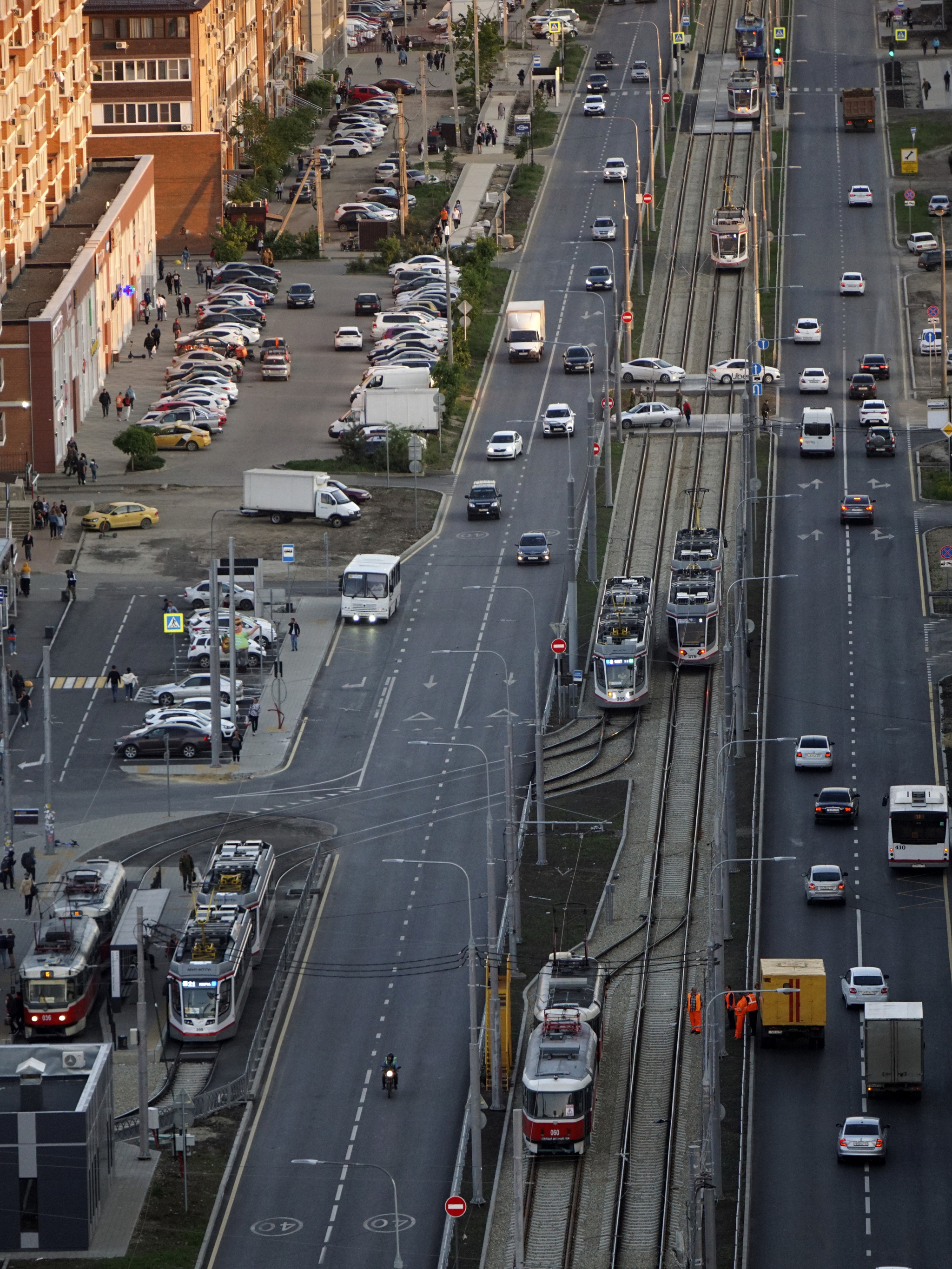 Tram run - My, Krasnodar, Краснодарский Край, The photo, Tram, Tram rails, Longpost