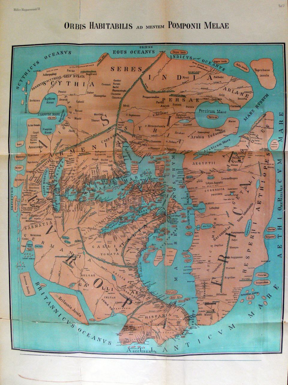 The geography of the world as presented by Pomponius Mela in 43 - Cards, Country, Statistics, Population, Comparison, Rating, Europe, Text