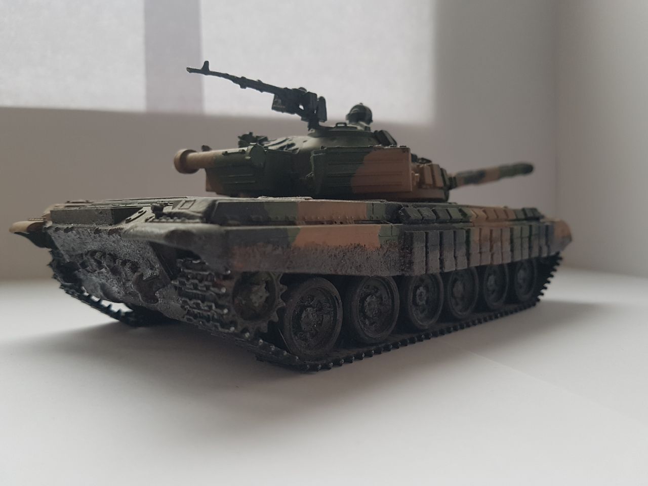 T-72BV from Zvezda - My, Hobby, Modeling, Scale model, Stand modeling, Tanks, t-72, Painting miniatures, Longpost