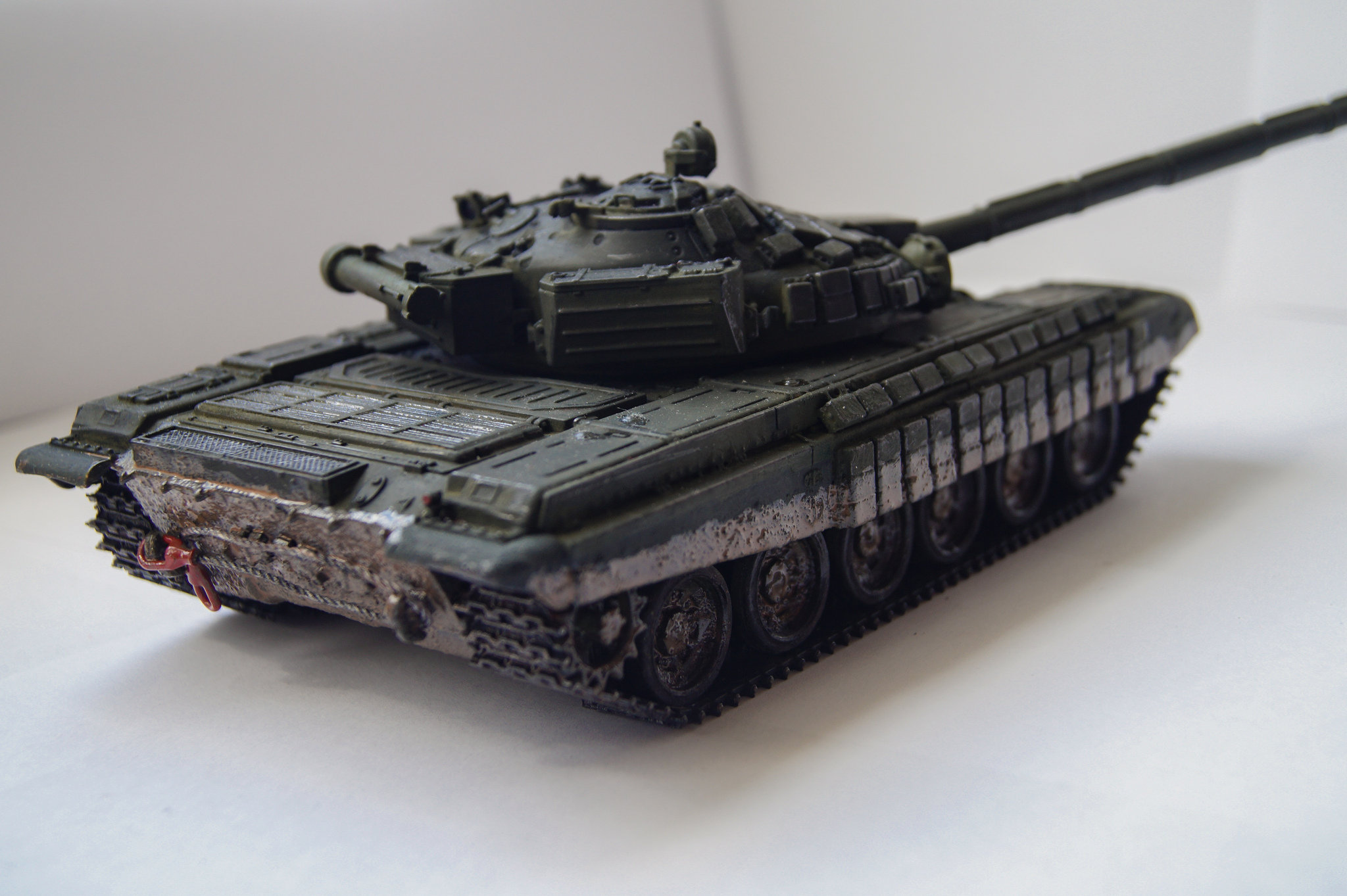 T-72BV from Zvezda - My, Hobby, Modeling, Scale model, Stand modeling, Tanks, t-72, Painting miniatures, Longpost