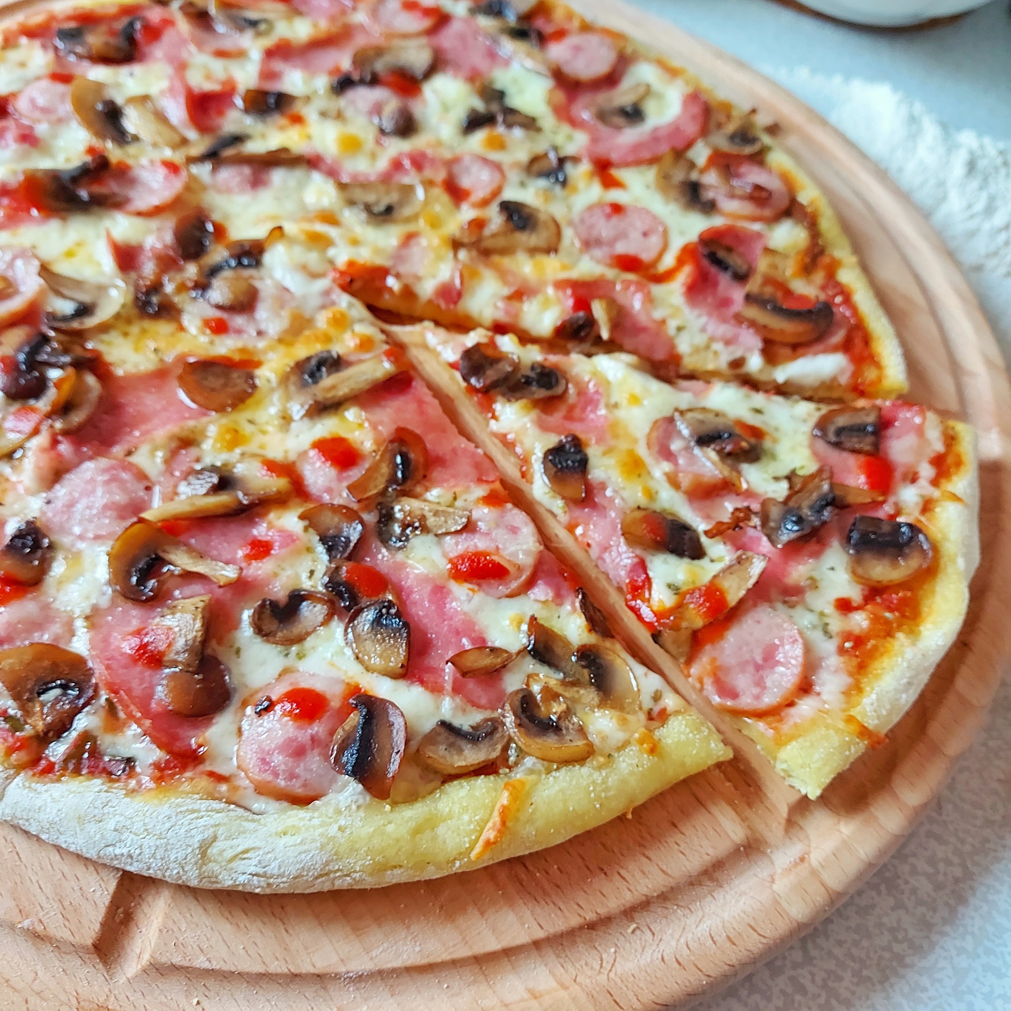пиццы простые рецепты в домашних условиях фото 60