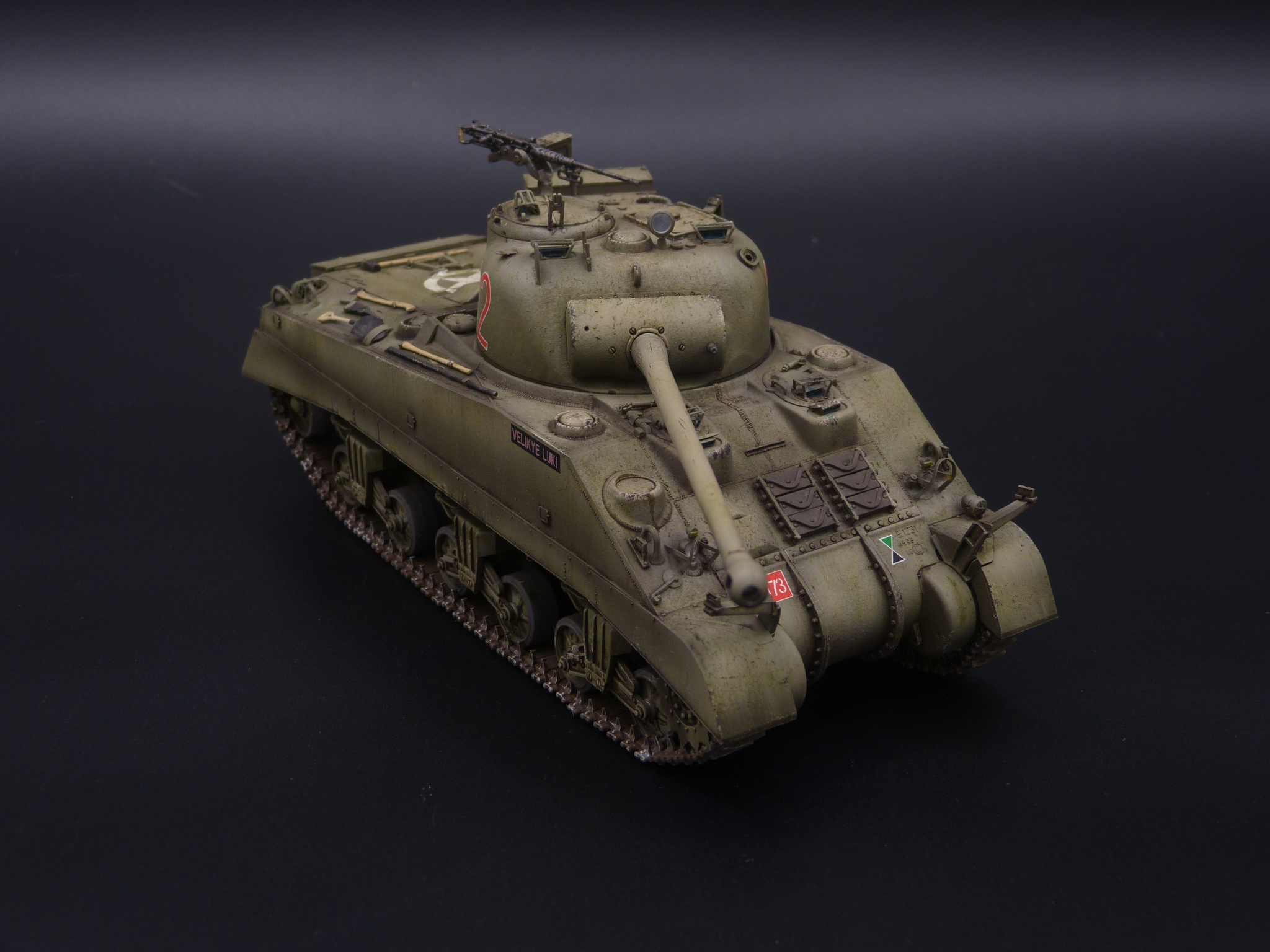 British medium tank Sherman VC Firefly - My, Tanks, Stand modeling, Modeling, Collecting, Scale model, Collection, Military equipment, The Second World War, Longpost