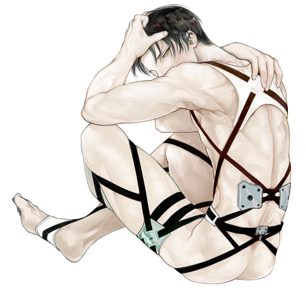 Daily yaoi. For men. For gays. For you. :3 - NSFW, Yaoi, Good body, Biesenen, Anime art, Anime, Eren Yeager, Levi Ackerman, Erwin Smith, Attack of the Titans, Gays, Men, Guys, For guys, Longpost