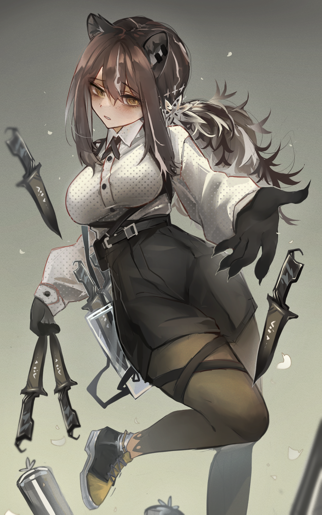 Arknights operators - Anime, Anime art, Arknights, Texas (Arknights), Robin (Arknights), Irene (Arknights), Blue poison, Platinum, Suzuran, Silence (Arknights), Angelina (Arknights), Longpost