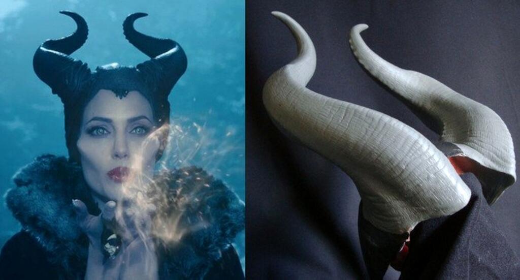 False cheekbones and horns. How did the makeup for the movie Maleficent! - Creation, Celebrities, Maleficent, Movies, Props, Costume designers, Angelina Jolie, Longpost, Story