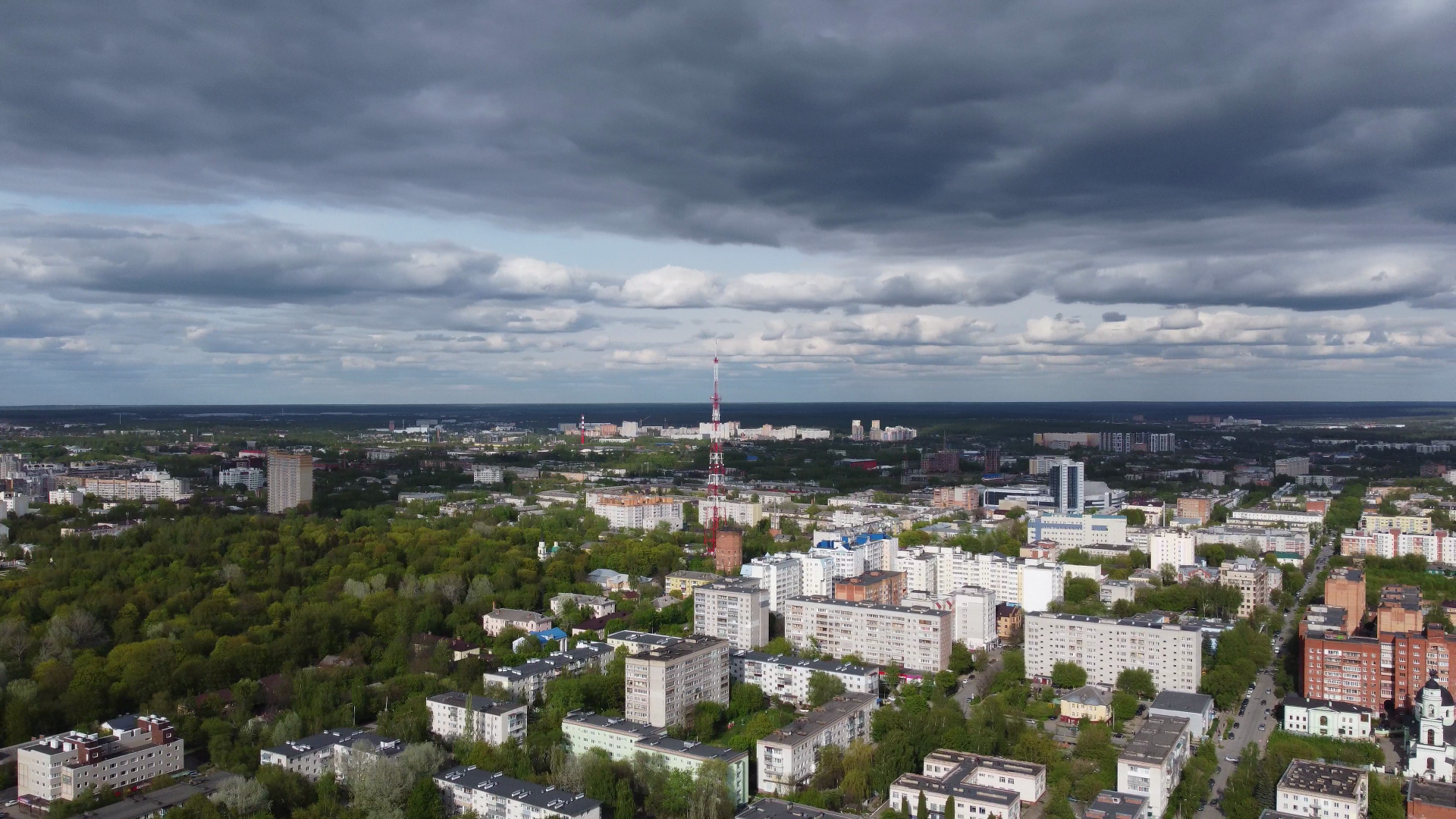 Kaluga from above - My, Quadcopter, The photo, Kaluga, Spring, Longpost