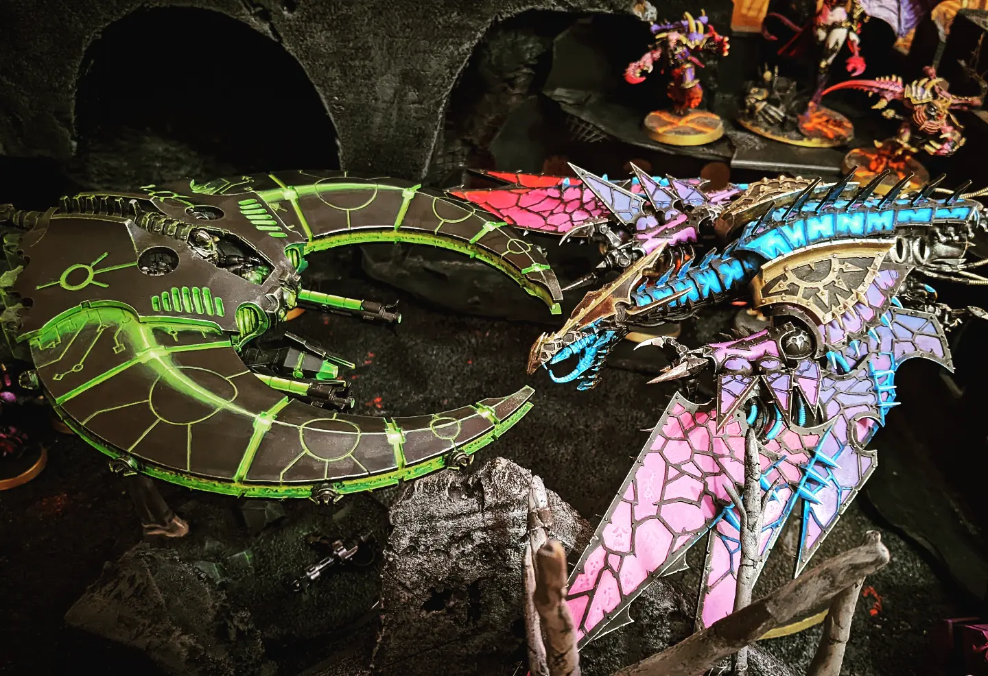 Necrons doom scythe update - My, Warhammer 40k, Hobby, Chaos space marines, Painting miniatures, Necrons