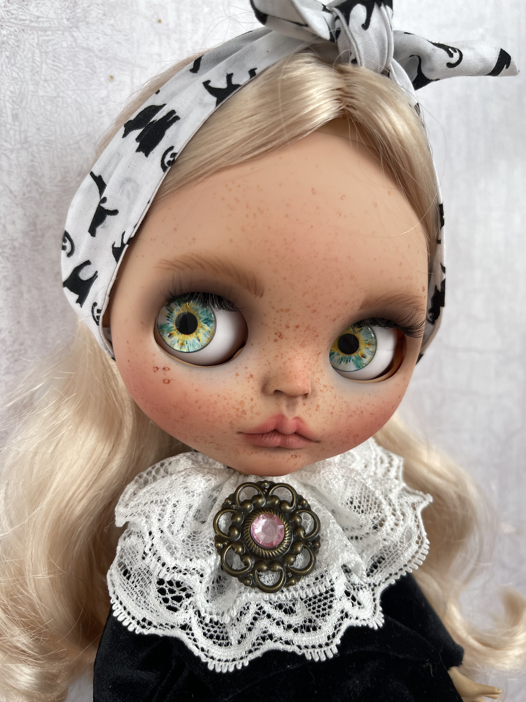 New Lika... - My, Doll, Needlework, Handmade, Needlework with process, Collecting, Author's toy, Customization, Blythe doll, Longpost