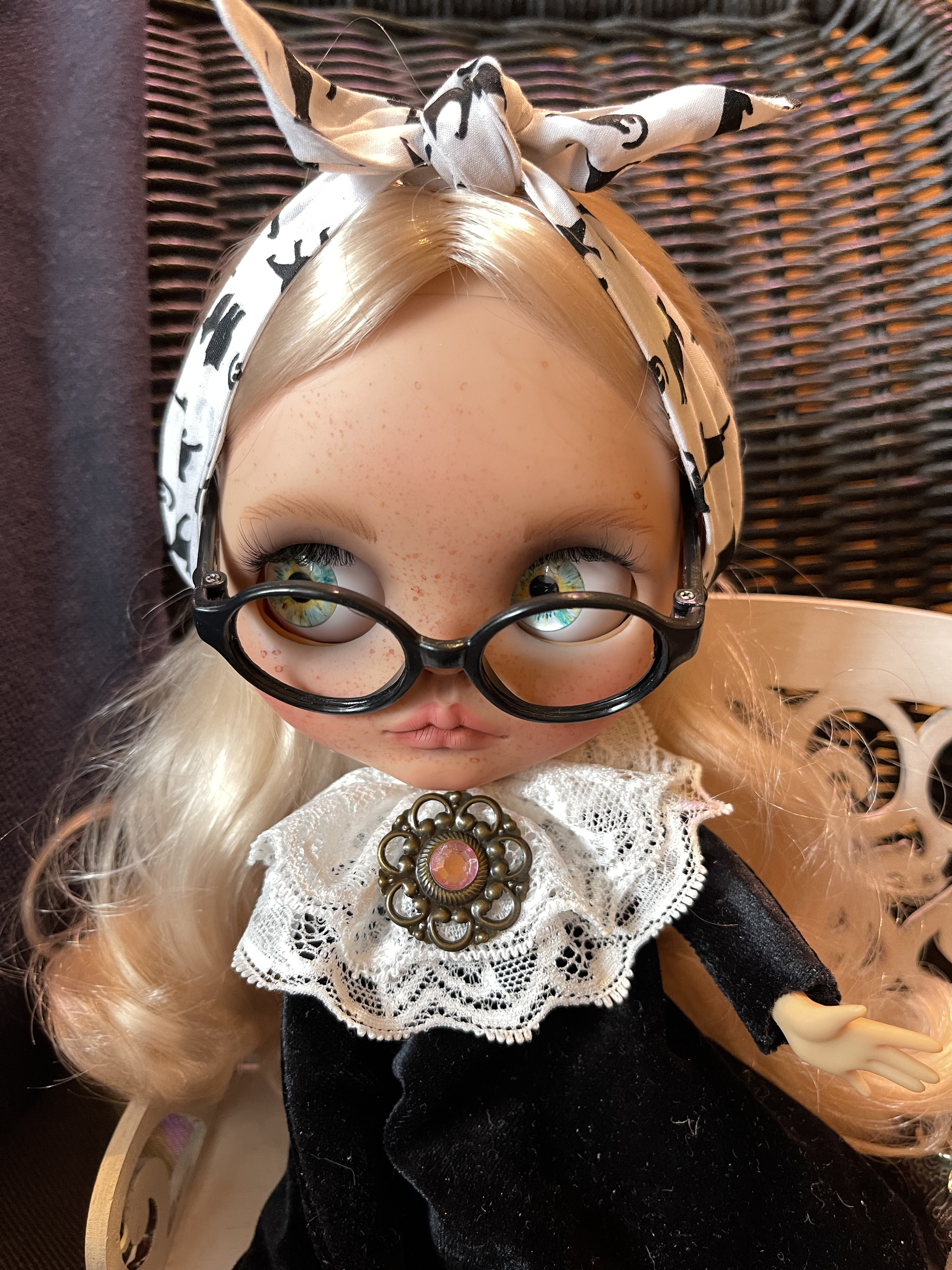 New Lika... - My, Doll, Needlework, Handmade, Needlework with process, Collecting, Author's toy, Customization, Blythe doll, Longpost