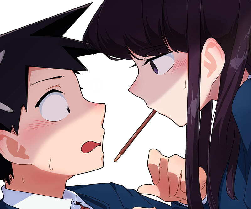 Komi + Tadano - Anime, Anime art, Komi-san wa comyushou desu, Shouko komi, Hitohito Tadano