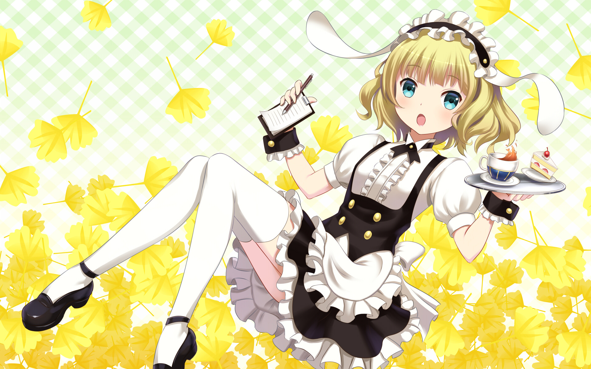 Kirima Sharo - Anime art, Anime, Girls, Drawing, Housemaid, Gochuumon wa usagi desu ka?, Kirima Sharo, Youbou