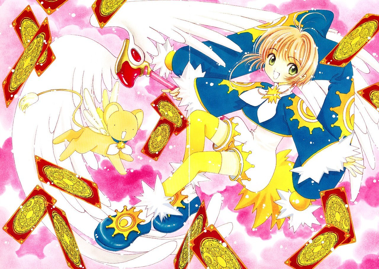 Of. - Anime, Anime art, Cardcaptor Sakura, Kinomoto Sakura, Kero, Longpost