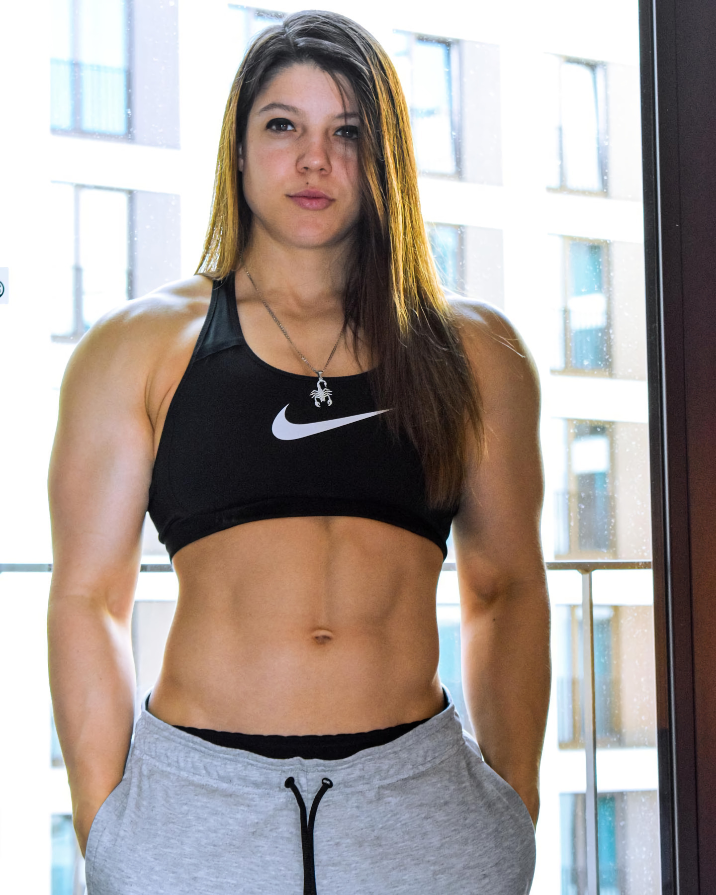 Dunja Bitar - Dunja Bitar, Strong girl, Sleep-Sleep, The photo, Girls, Sports girls, Bodybuilders, Body-building, Video, Vertical video, Longpost