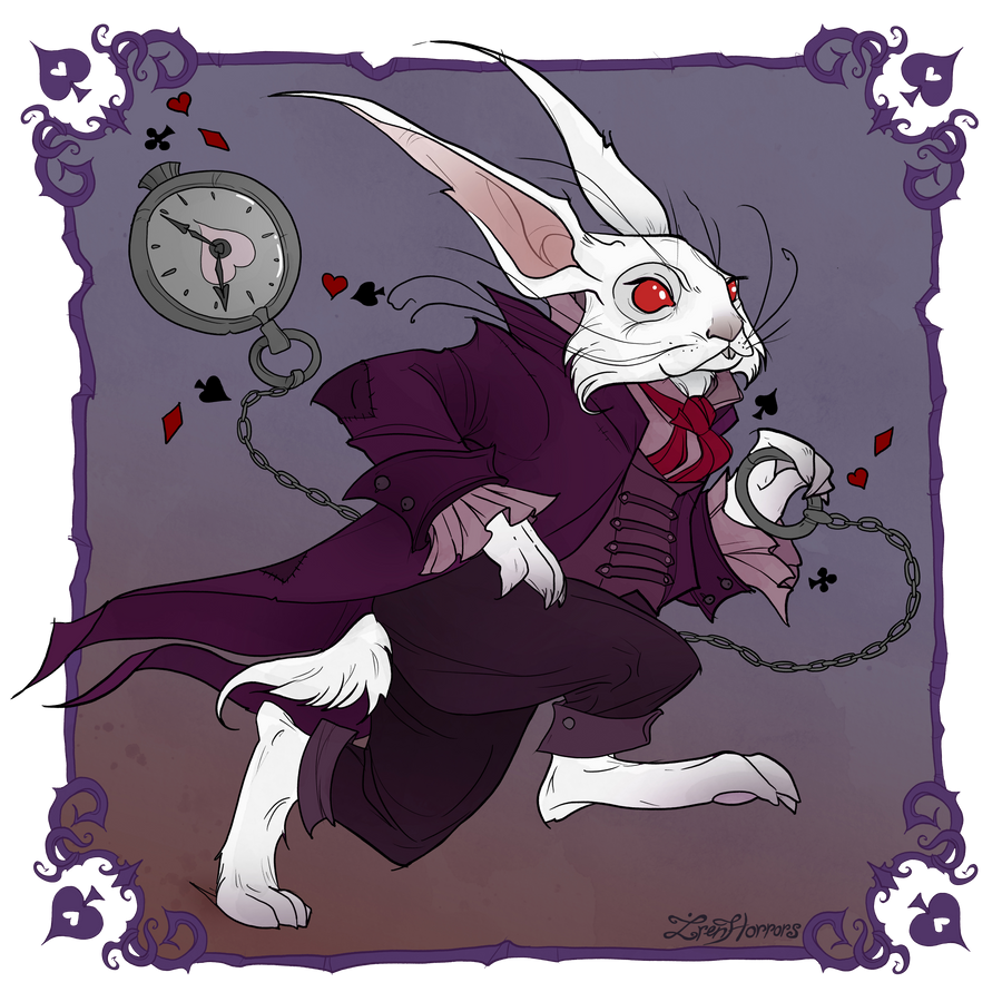 Alice, crazy and not so - Modern Art, Art, Alice in Wonderland, Alice: Madness Returns, Dark fantasy, White Rabbit, Cheshire Cat, Red Queen, Mad Hatter, Jabberwock, Longpost, IrenHorrors