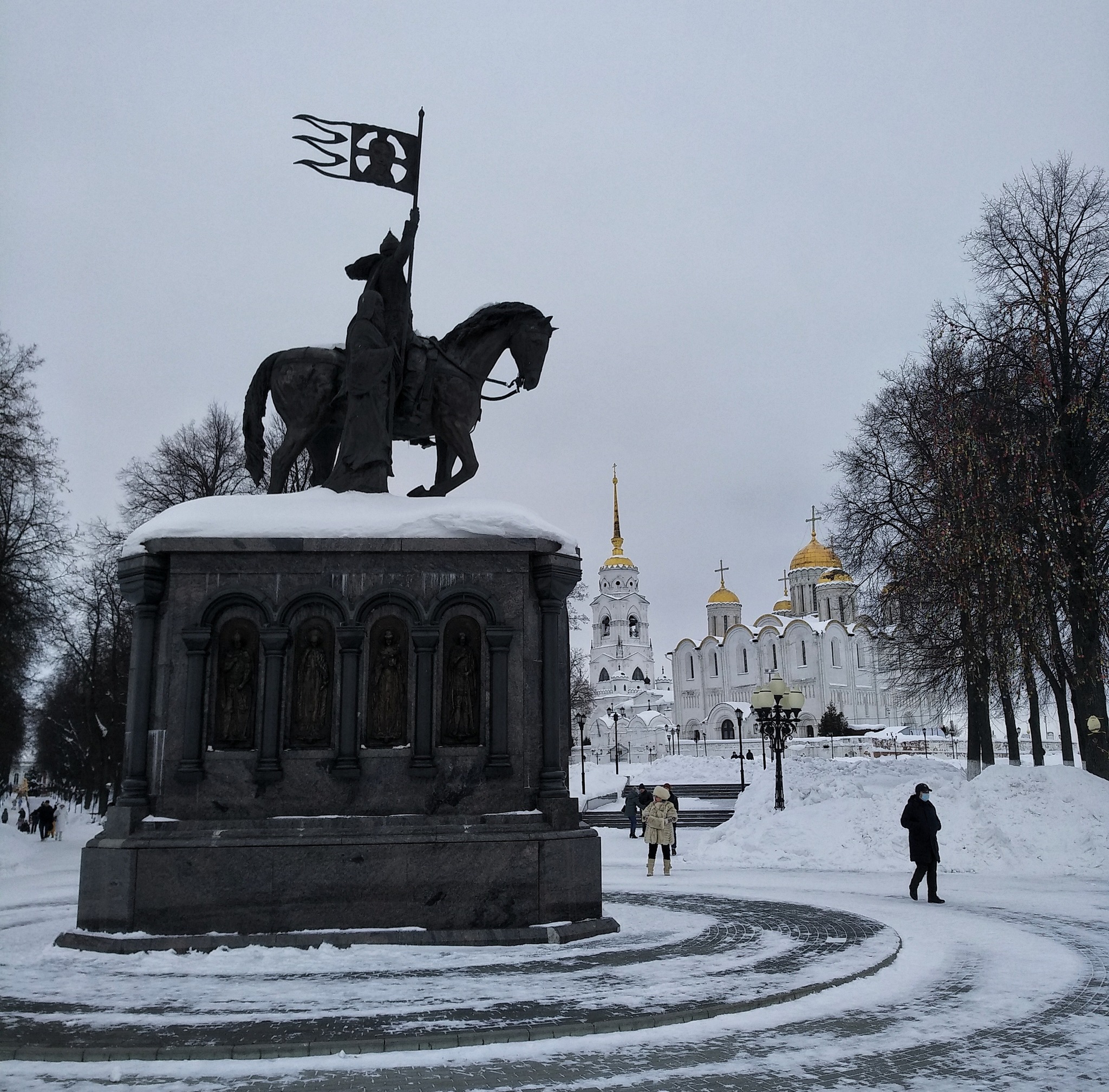 Глазами географа. Земли небесного цвета, часть 1: Владимир - Моё, Путешествия, Туризм, Путешествие по России, Достопримечательности, Зима, Россия, Золотое Кольцо России, Храм, История, История России, Длиннопост