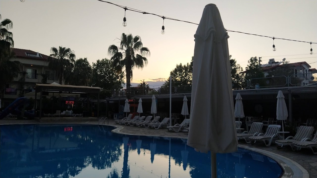 Dawn - My, Turkey, dawn, Swimming pool, Deck chair, Mobile photography