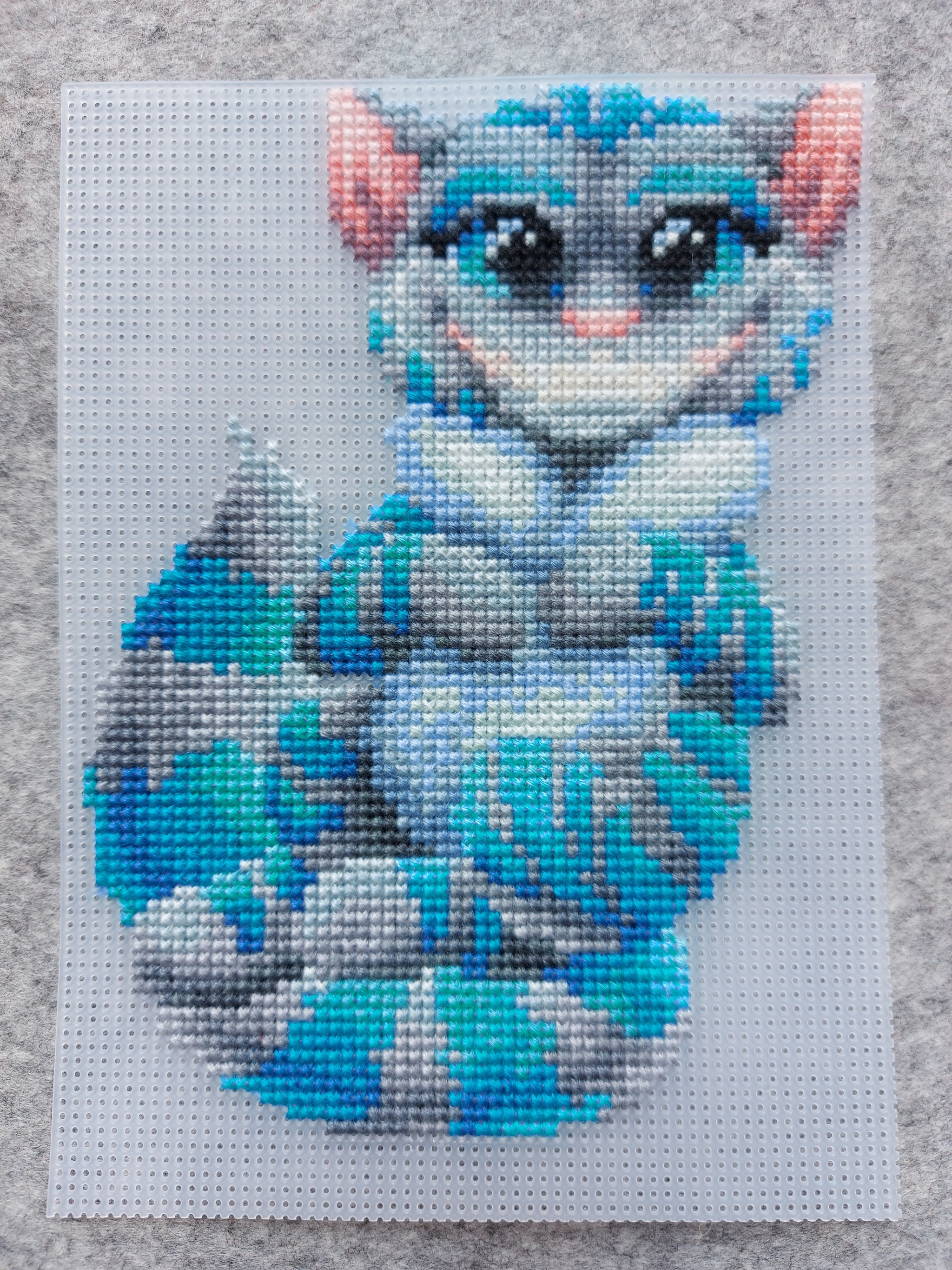 Cheshirka - My, Needlework without process, Cross-stitch, Longpost