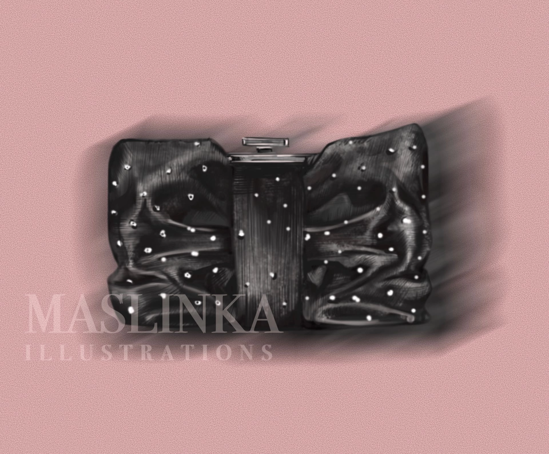 Black bag - My, Lady's bag, Сумка, Fashion, Stylishly, Luxury, Illustrations, Order