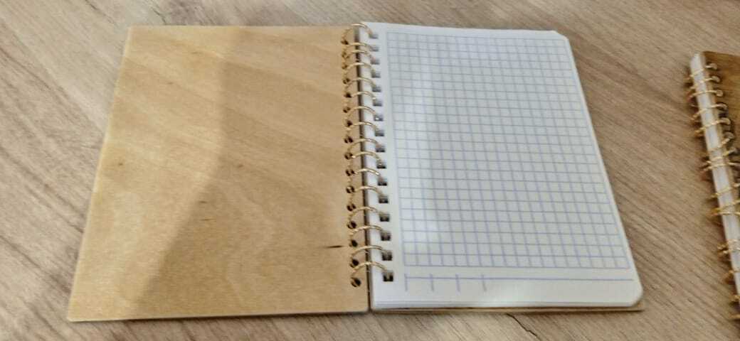 Decided to take notes - My, CNC, Wood products, Needlework without process, Notebook, Longpost