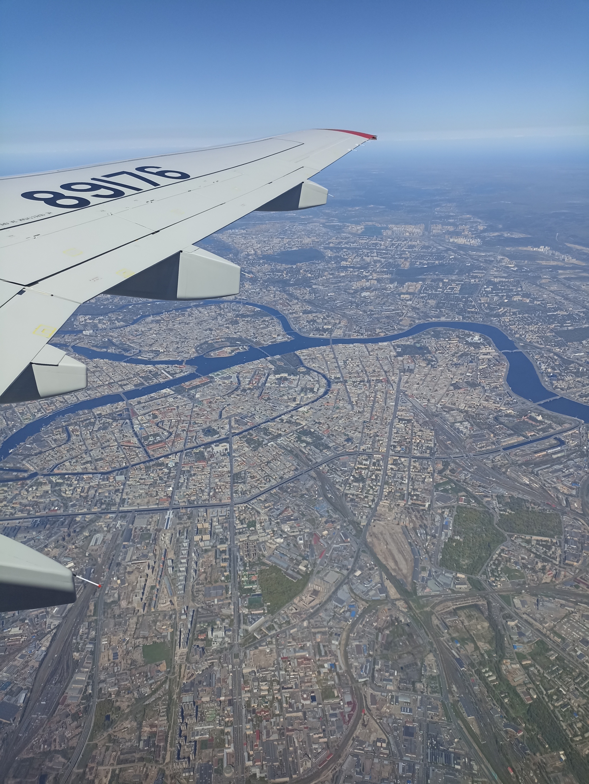 Peter at a glance - My, Saint Petersburg, Sukhoi Superjet 100, Sky, The photo