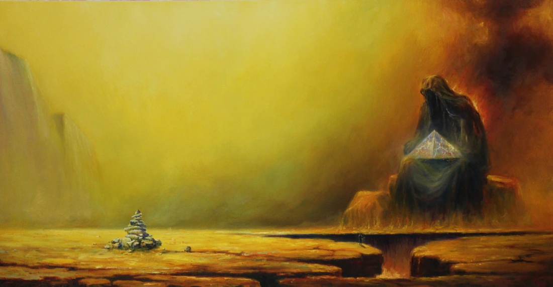 Mariusz Lewandowski - creator of giants after our era - Metal, Artist, Cover, Oil painting, Painting, Painting, Longpost, 