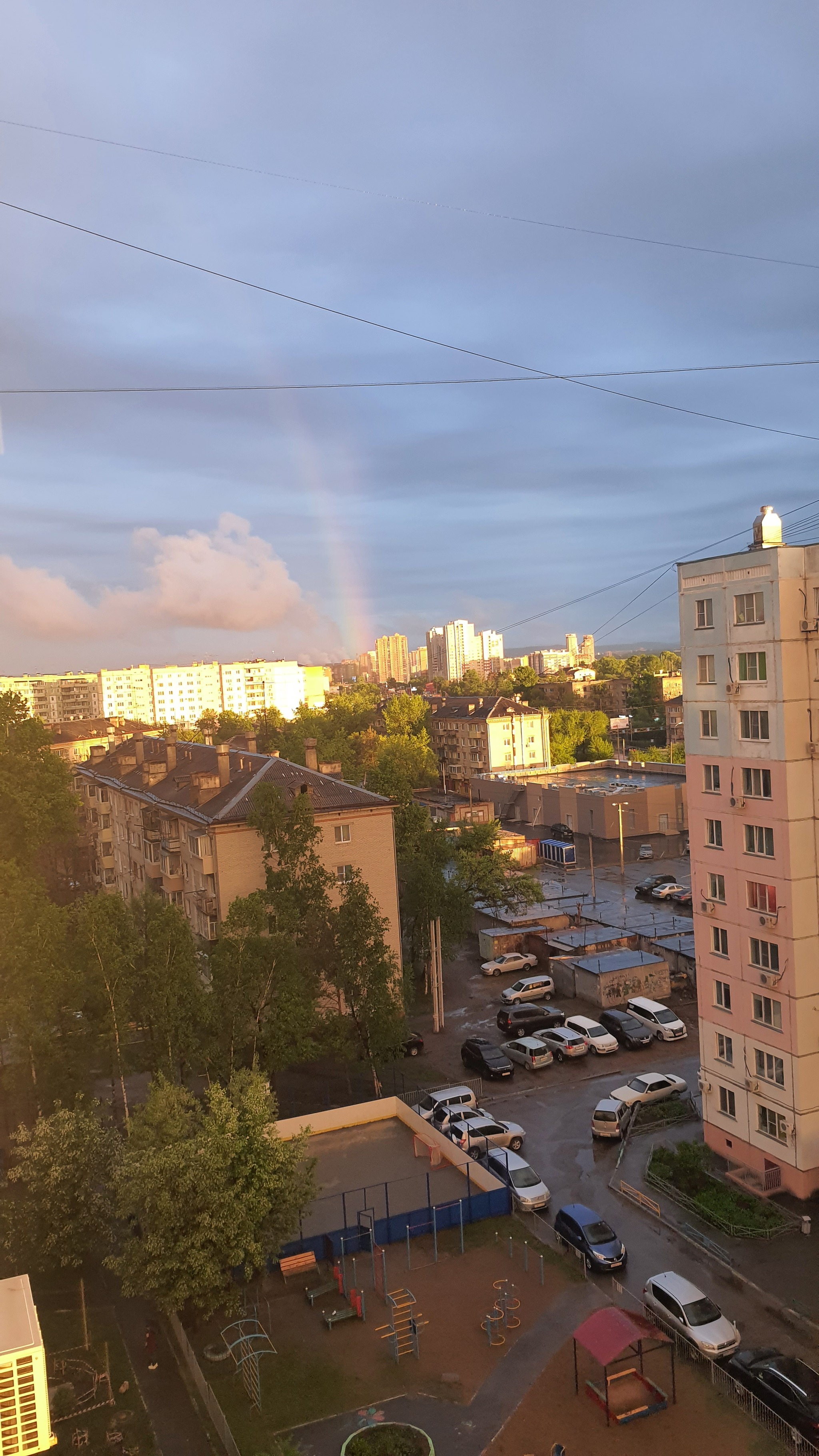 Закат в Хабаровске. Сейчас - Моё, Дальний Восток, Радуга, Длиннопост, Закат