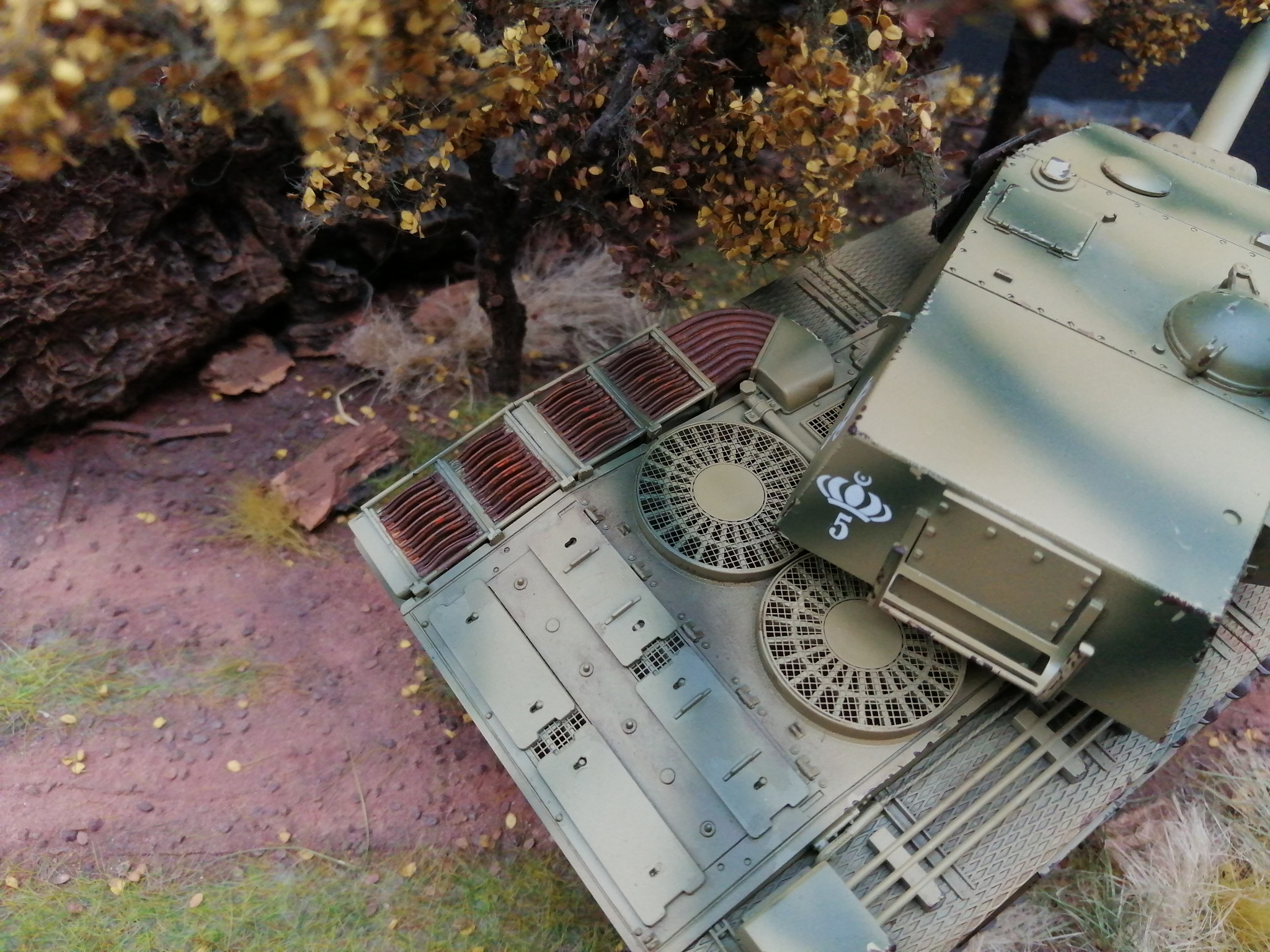 Big Frenchman with a long arm - My, Tanks, Stand modeling, Military equipment, Longpost