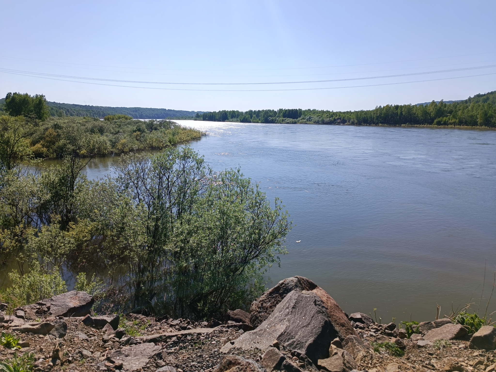 Somewhere in Kuzbass - My, Kemerovo region - Kuzbass, Hydroelectric power station, Nature, Environment, Career, Reclamation, Water, Longpost