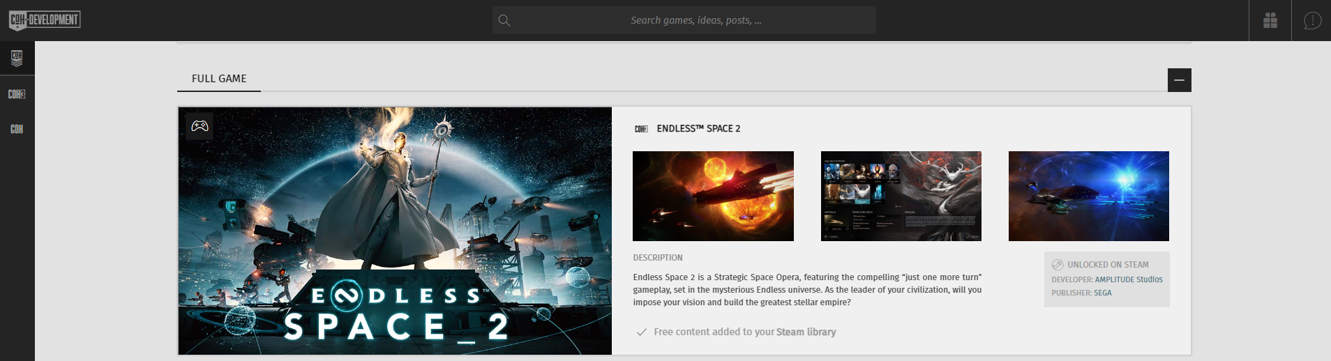 [Steam] ENDLESS™ Space 2 - Steam, Халява, Endless Space 2