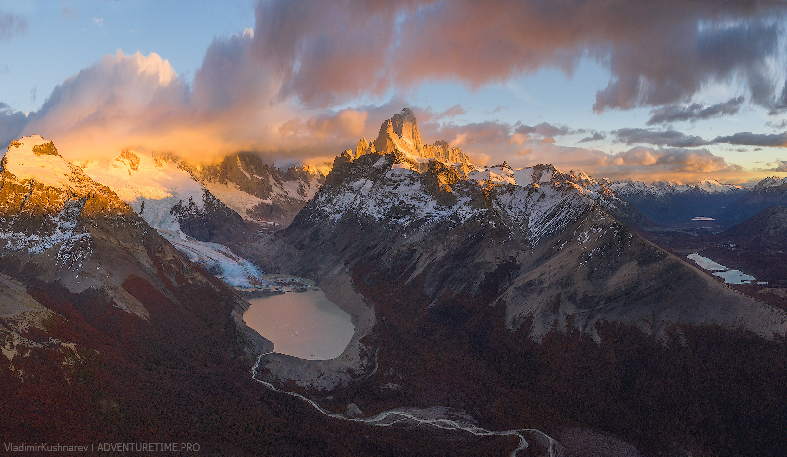 Drone as a consumable item for a photographer? - My, The mountains, Landscape, Argentina, Fitzroy, dawn, , , 