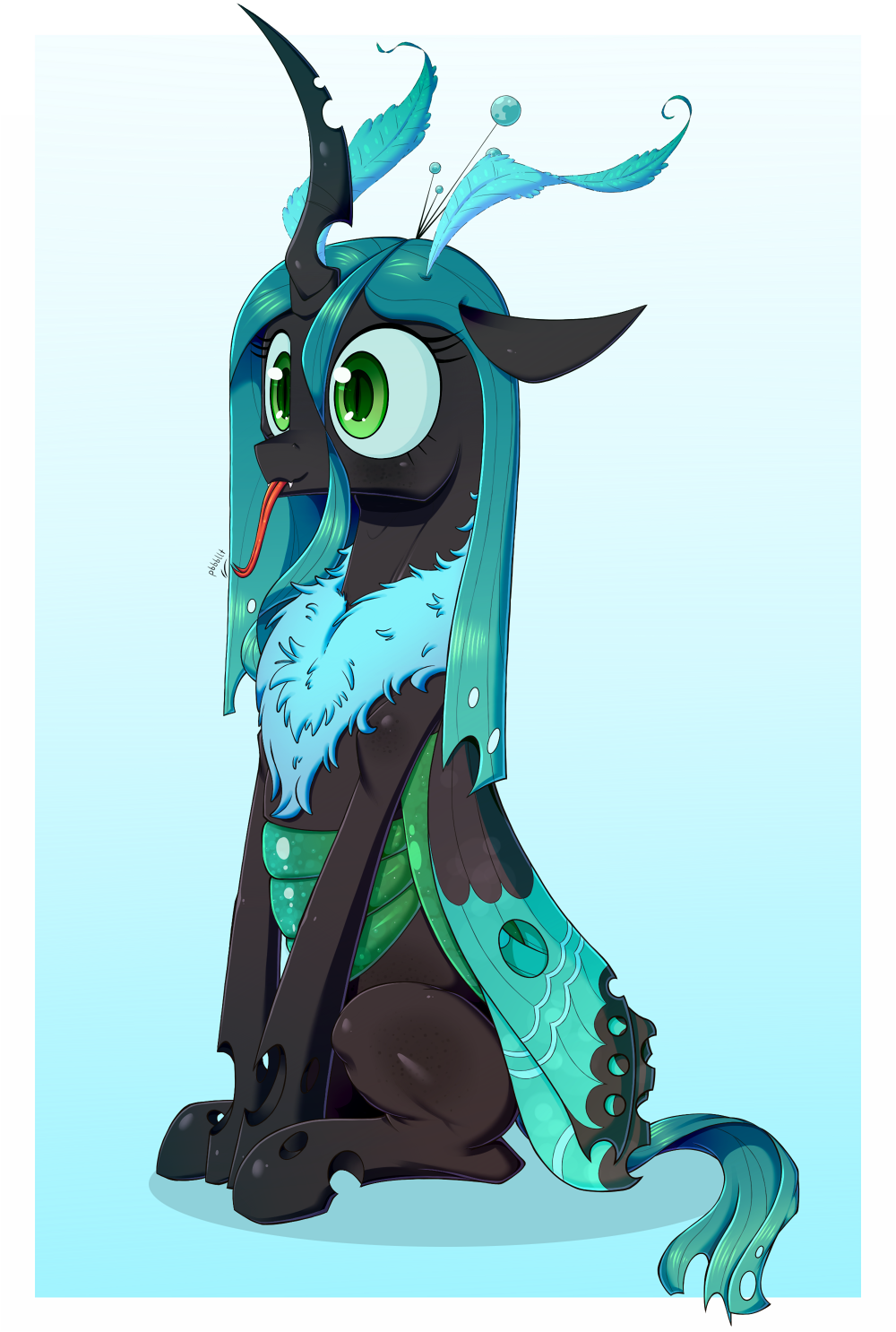 Transformation - My little pony, PonyArt, Queen chrysalis, Deusexequus