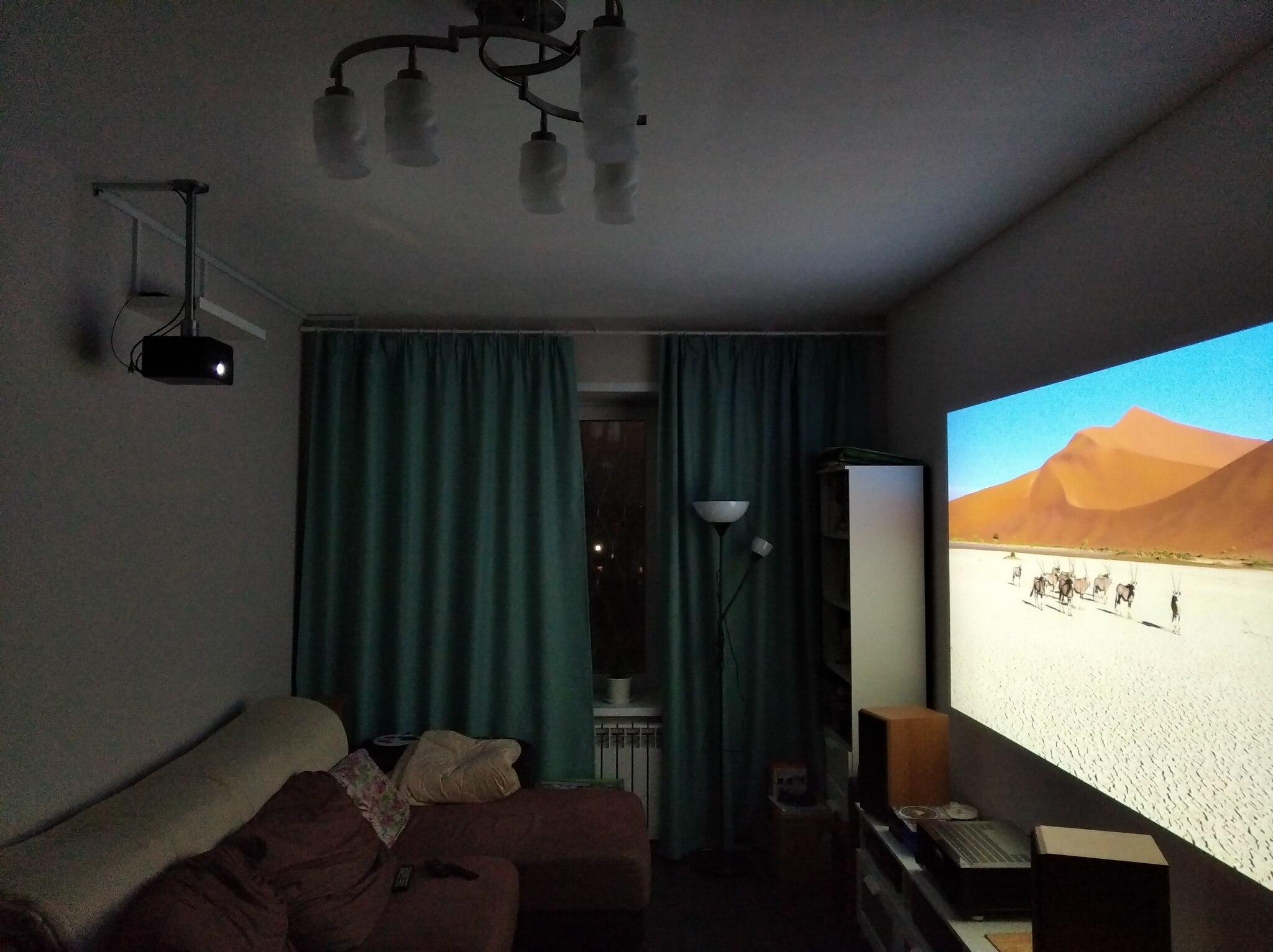 Cinema window or all kinds of home theater screens - My, Home theater, Screen, Homemade, Projector, Video, Youtube, Longpost