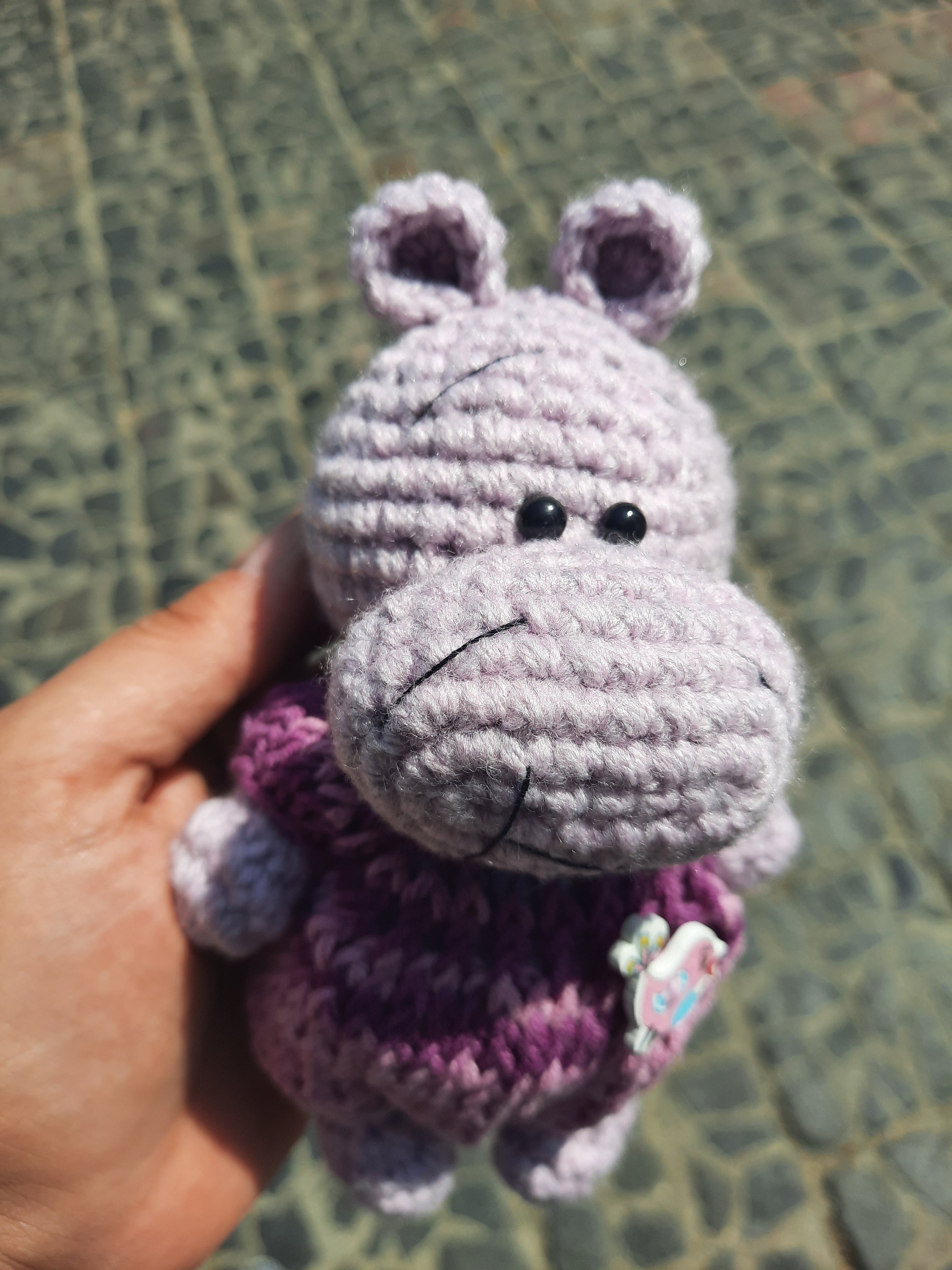 toys in the palm of your hand - My, Toys, Knitted toys, Handmade, Soft toy, With your own hands, Longpost, The Bears, hippopotamus, Needlework without process