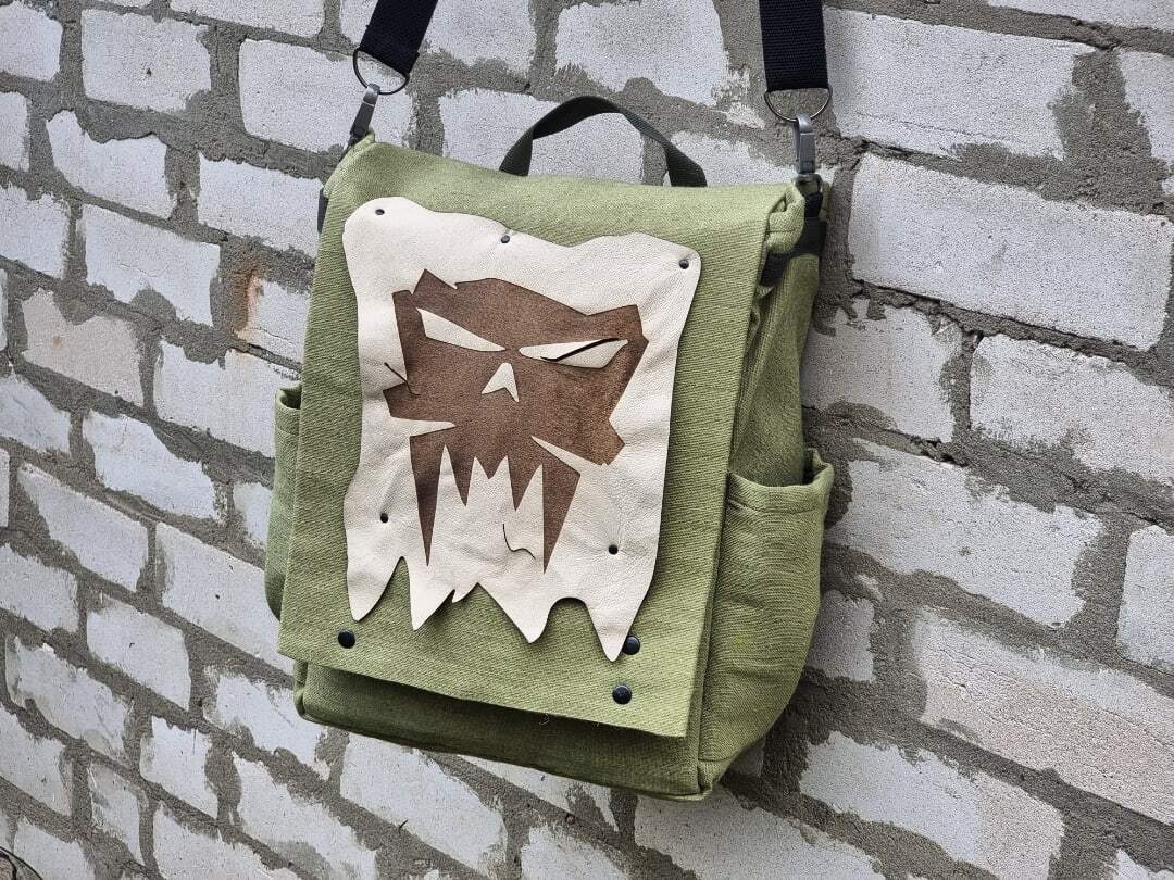 Zogov's Tooth Bag - Warhammer 40k, Humans are cosmic orcs, Orcs, Сумка
