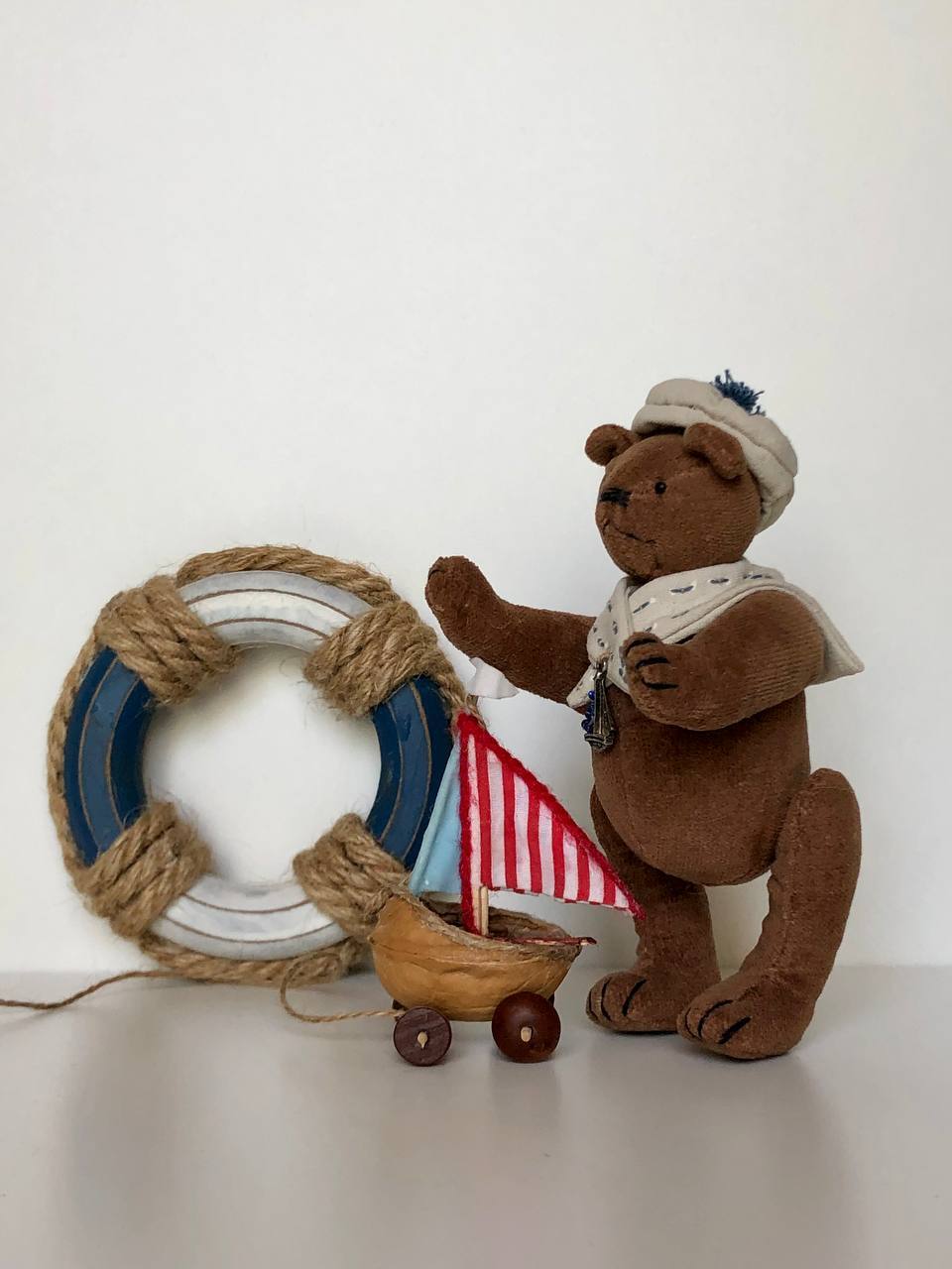 Mother's pride post :) - My, Needlework without process, Teddy bear, Mum, Longpost