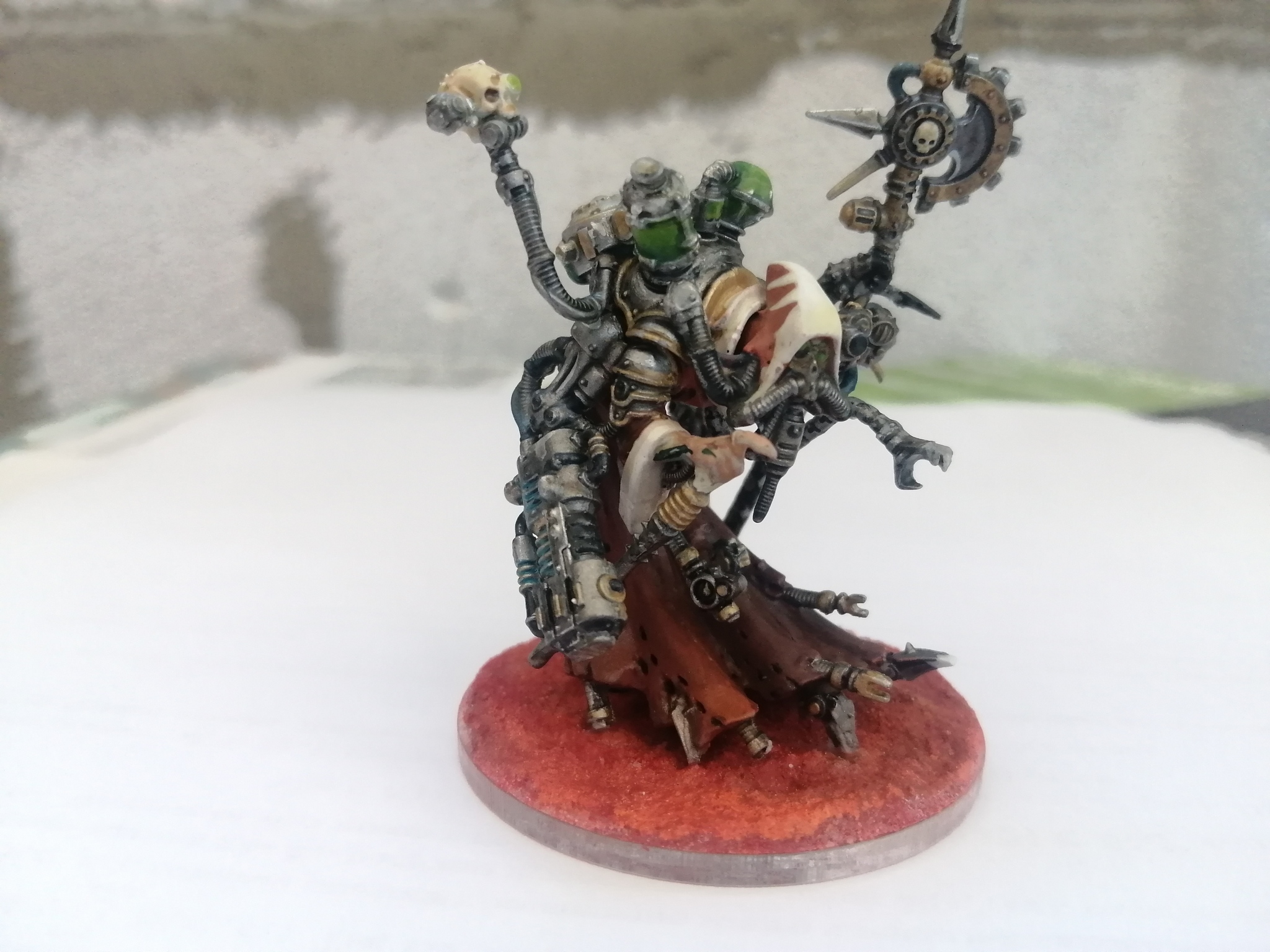 Tech Priest - My, Warhammer, Warhammer 40k, Warhammer 30k, Adeptus Mechanicus, Techpriest, Painting miniatures, Painting, Longpost