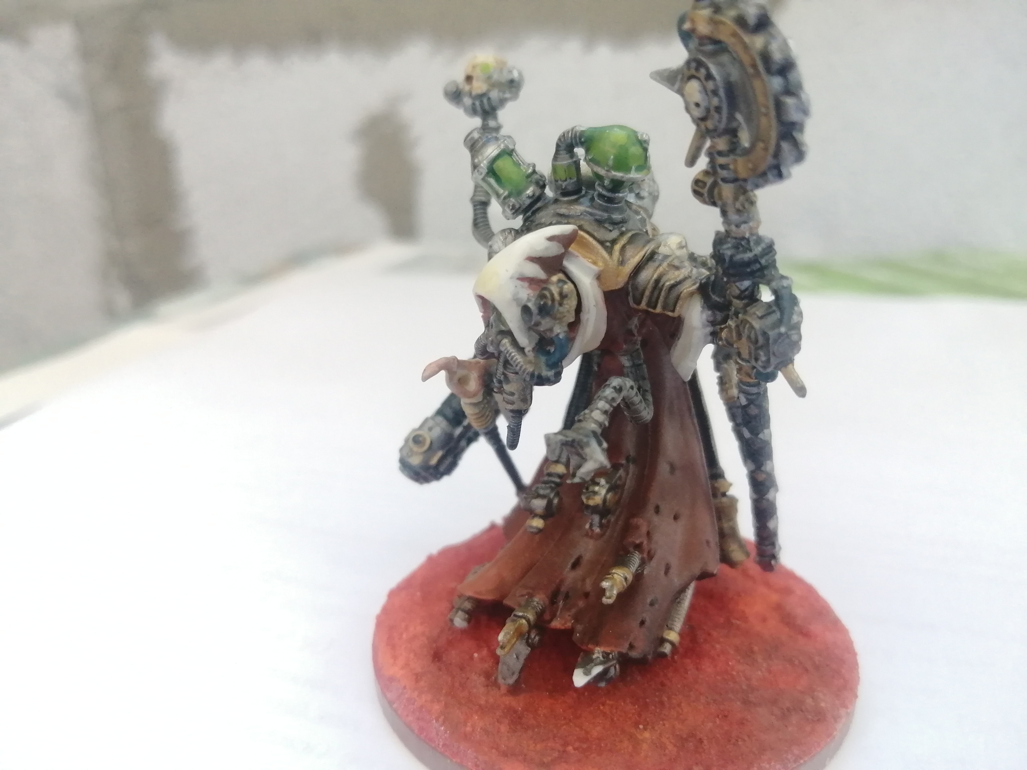 Tech Priest - My, Warhammer, Warhammer 40k, Warhammer 30k, Adeptus Mechanicus, Techpriest, Painting miniatures, Painting, Longpost